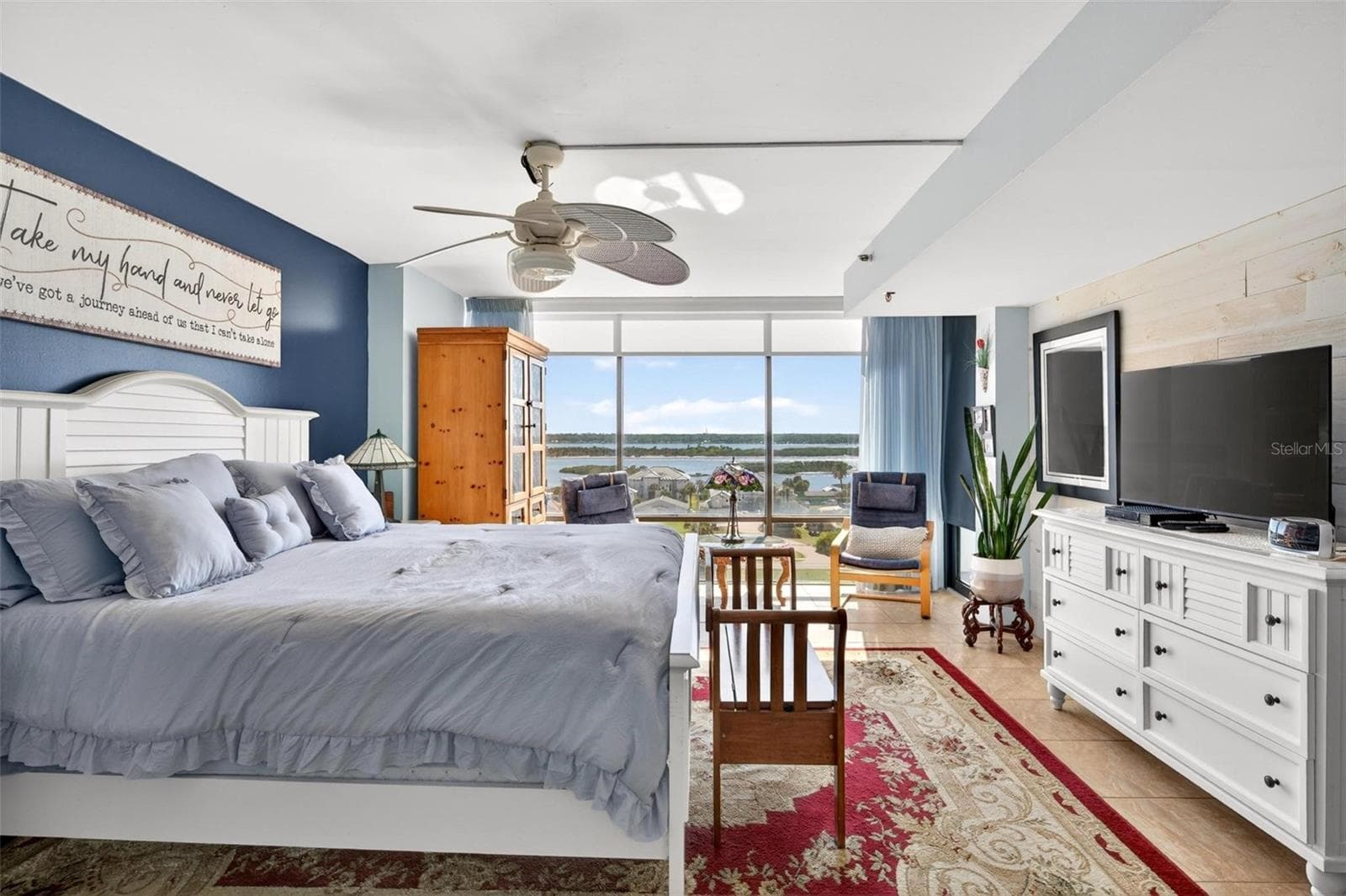Primary Bedroom - 3743 S ATLANTIC AVE #7A00, DAYTONA BEACH