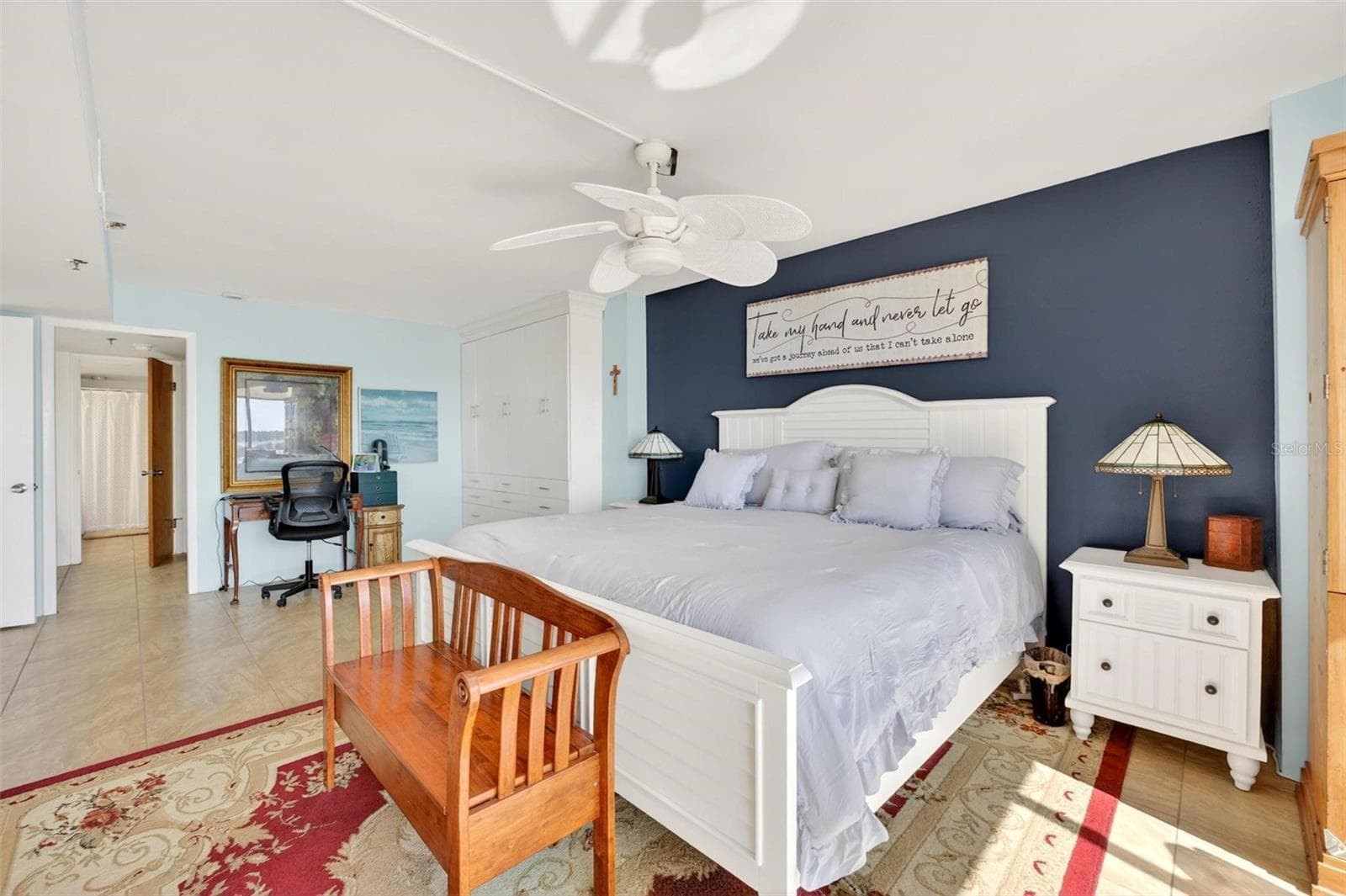 Primary Bedroom - 3743 S ATLANTIC AVE #7A00, DAYTONA BEACH