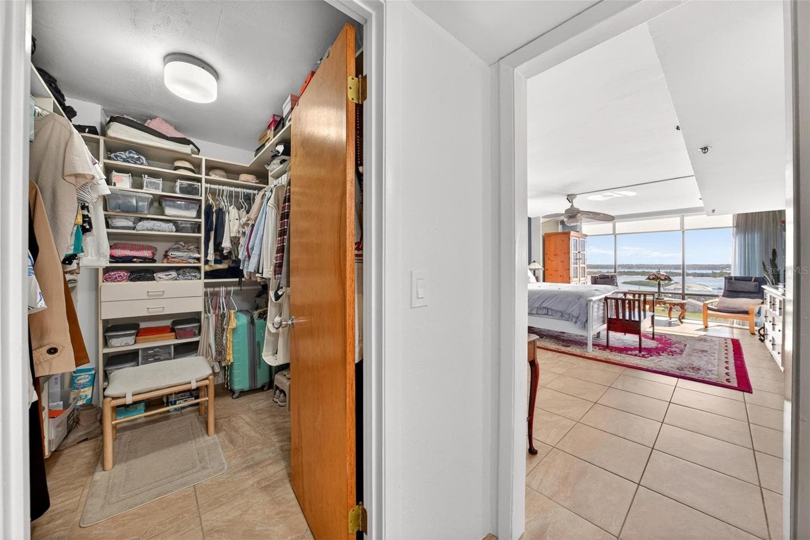 Primary Walk-in Closet - 3743 S ATLANTIC AVE #7A00, DAYTONA BEACH