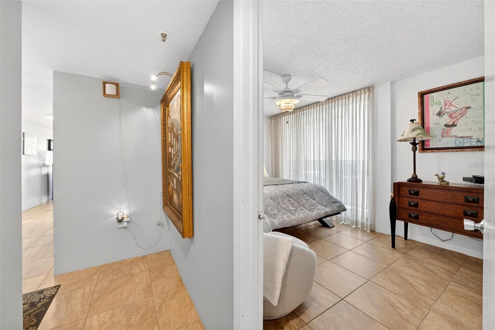 Entering Bedroom 2 - 3743 S ATLANTIC AVE #7A00, DAYTONA BEACH