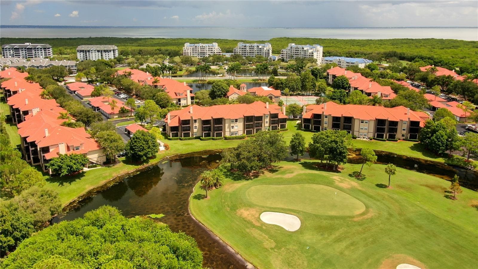 Aerial Views of Audubon Condominiums - 2400 FEATHER SOUND DR #1228, CLEARWATER