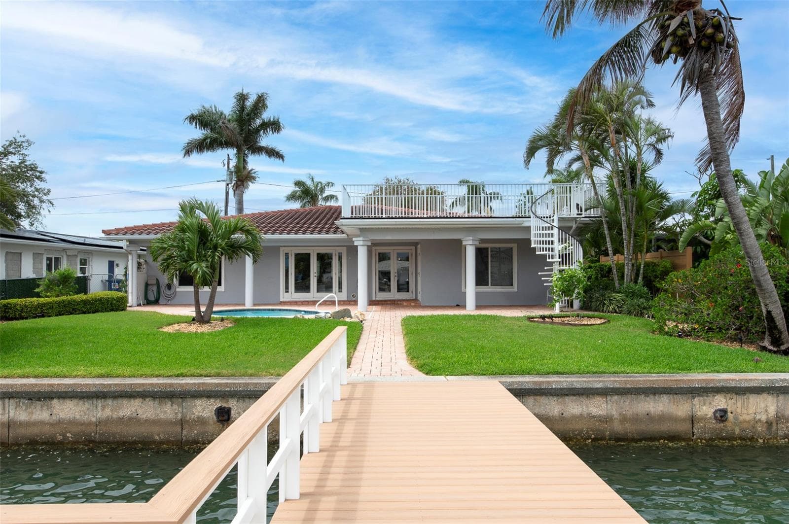 New wood composite dock - 11855 4TH ST E, TREASURE ISLAND