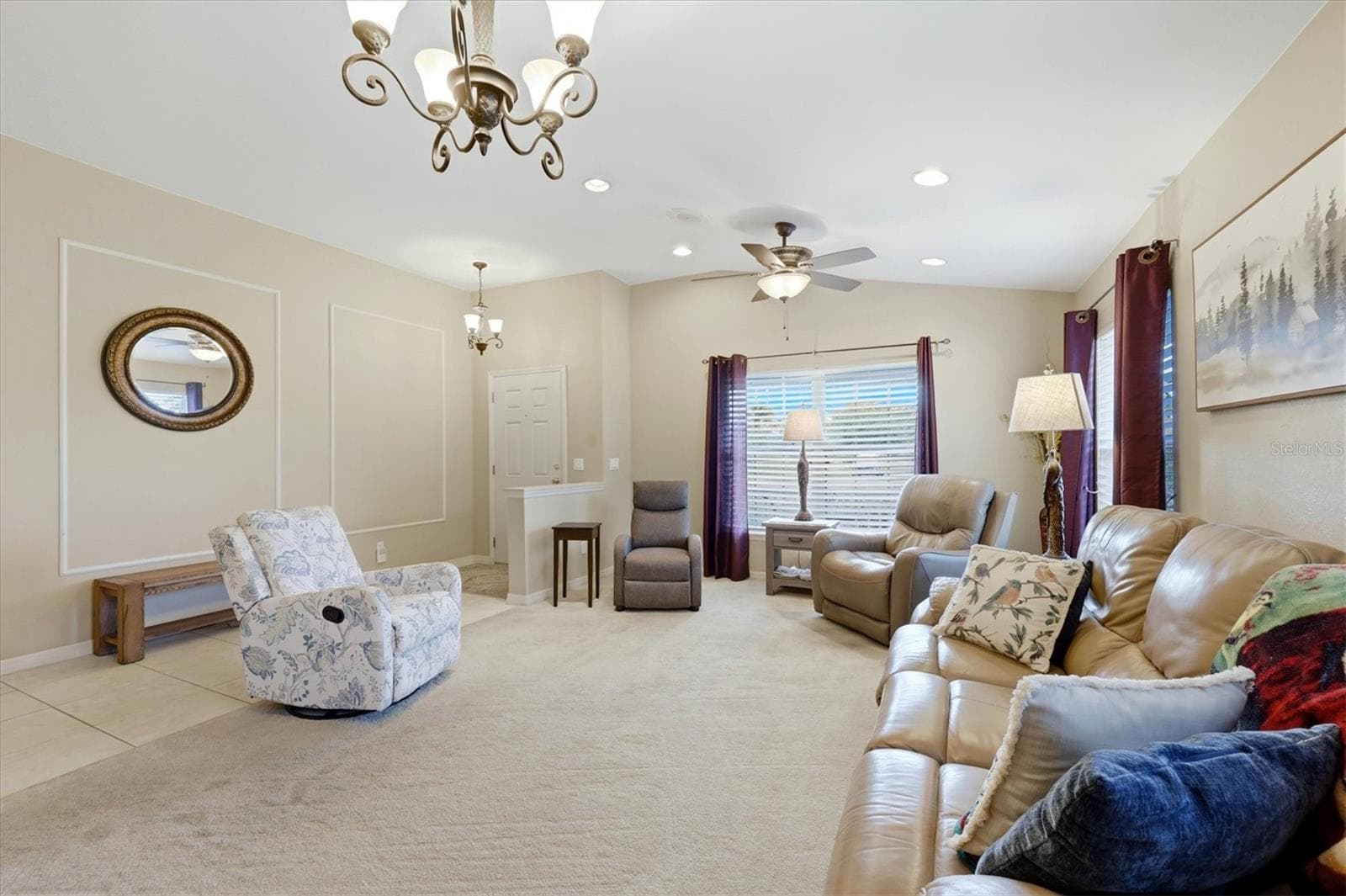 Living/Dining - 1528 SCARLETT AVE, NORTH PORT