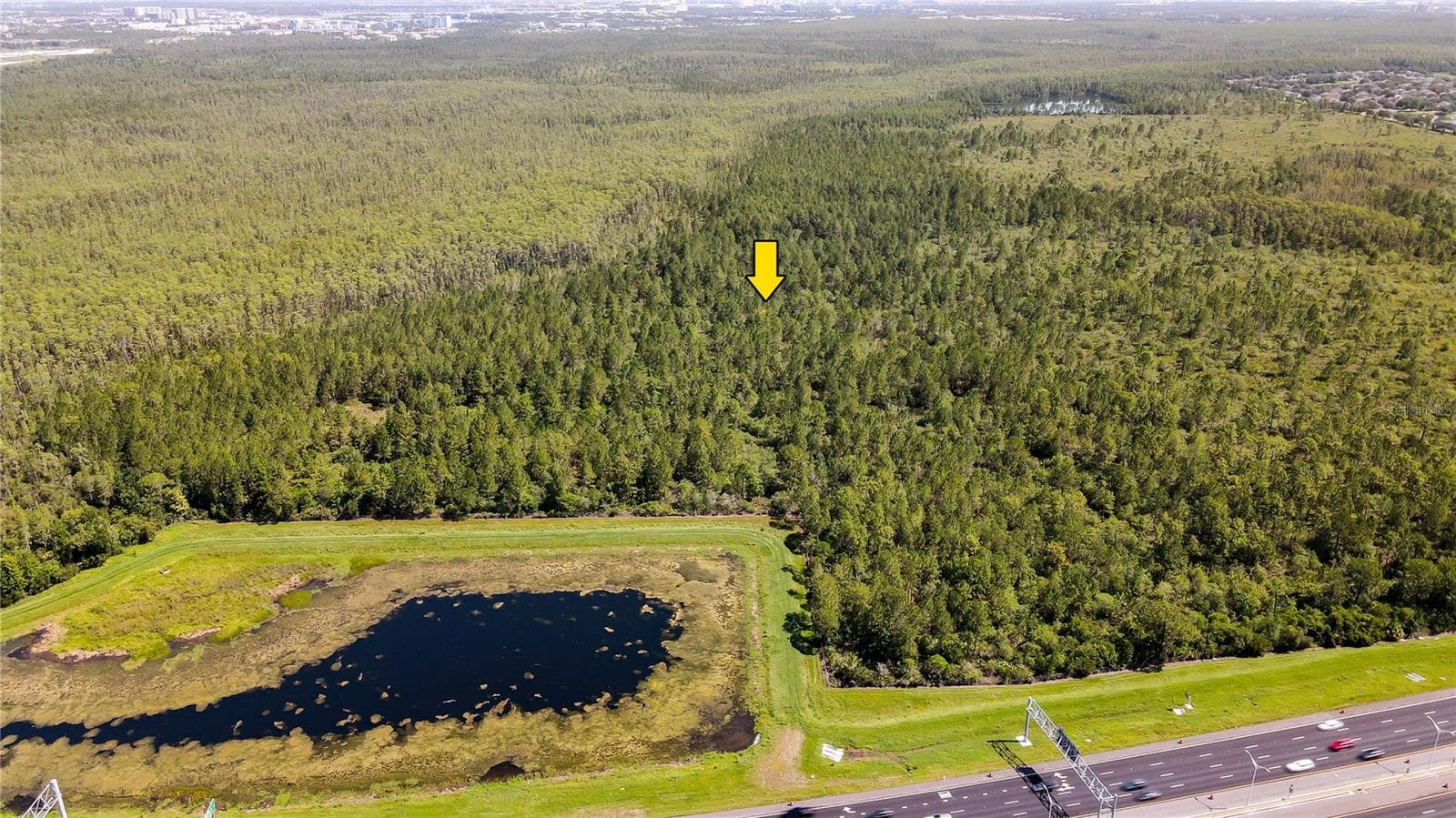 While no current infrastructure or public road access exists—with entry currently limited to trails from International Drive—the site sits north of the 417 and south of Central Florida Parkway near the established neighborhood of Hunters Creek. - Vacant Land on INTERNATIONAL DR S, ORLANDO