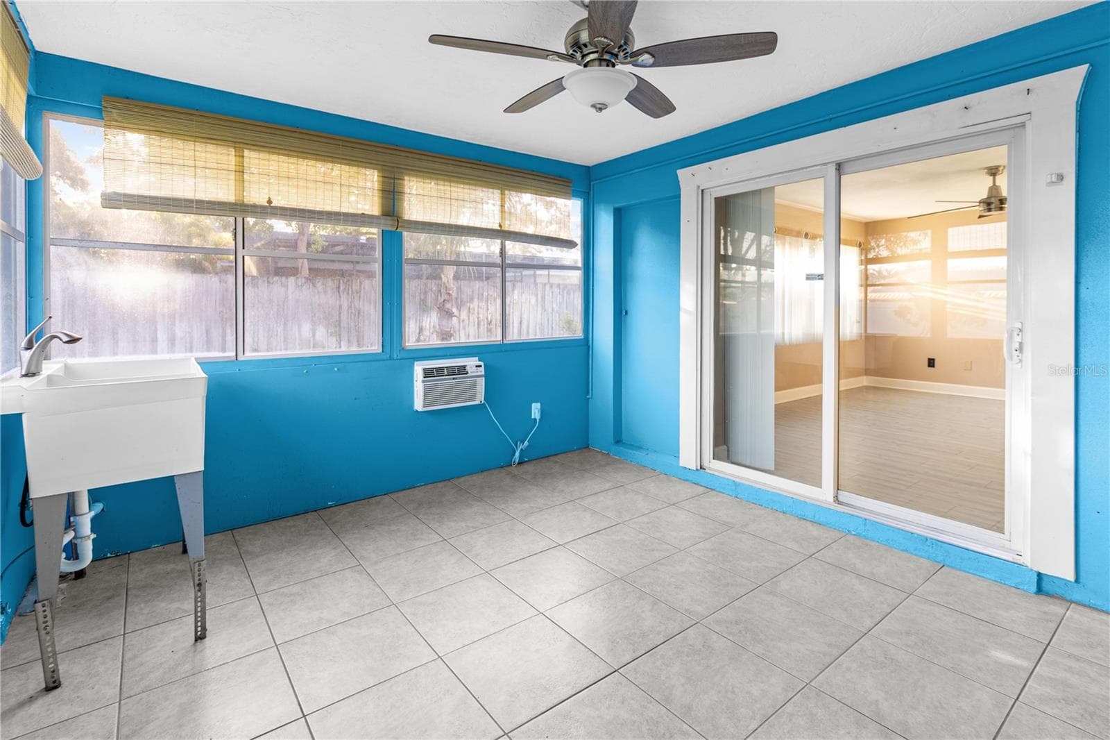 Covered Patio with Sink and Windows AC - 1929 VALENCIA WAY, CLEARWATER