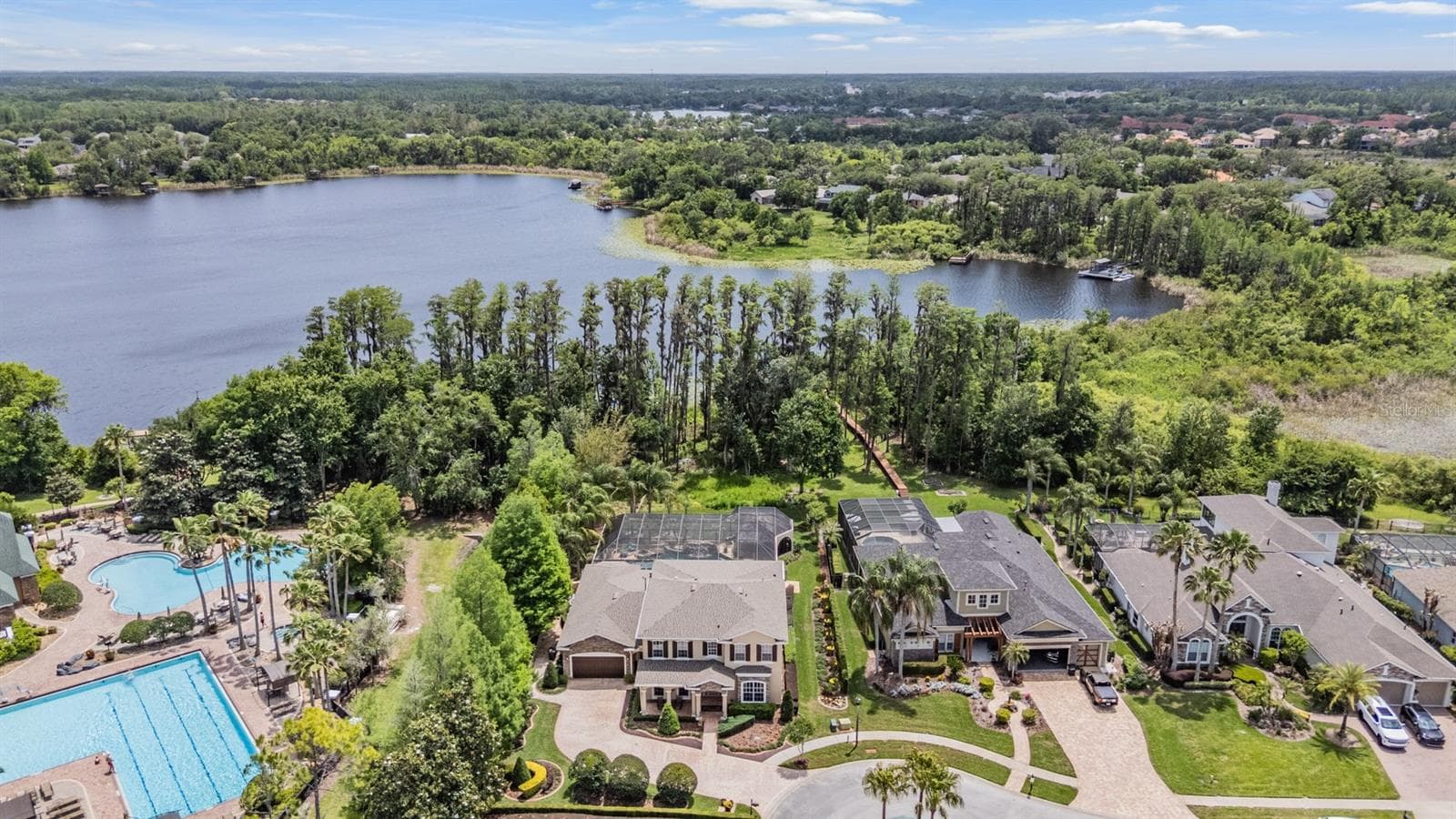 Home is situated on Bay Lake which is a non motorized lake next to community amenities - 21246 QUIET HAVEN CT, LAND O LAKES