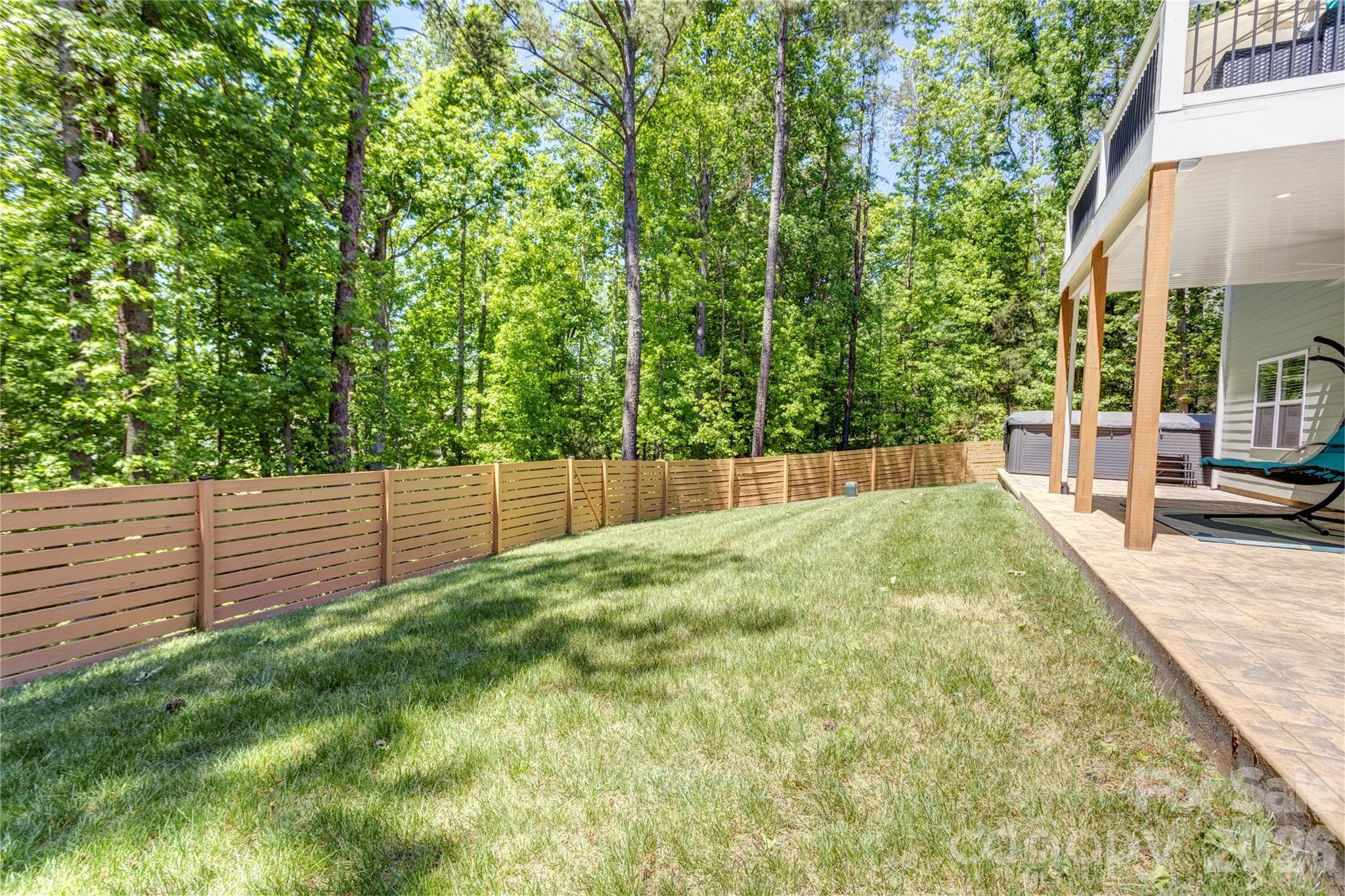 Fenced Back Yard - Charlotte
