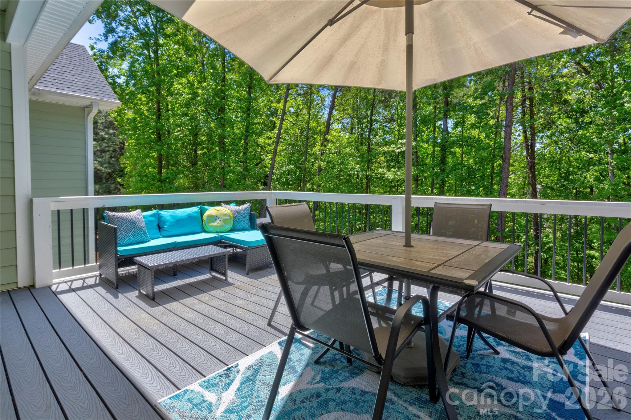 Upper Deck overlooking the back yard - Charlotte