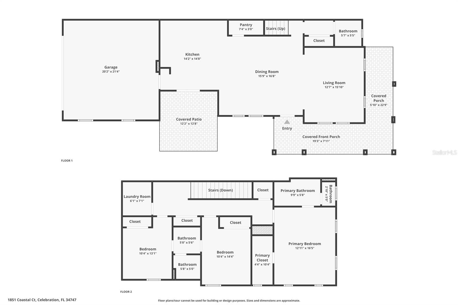 Floor Plan - 1851 COASTAL CT, CELEBRATION