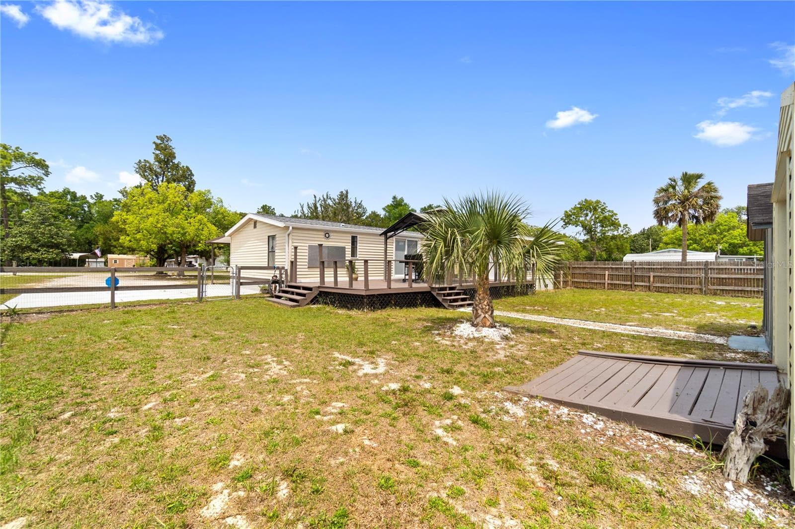 View from back yard - 8356 W TAWNY ROSE LN, CRYSTAL RIVER