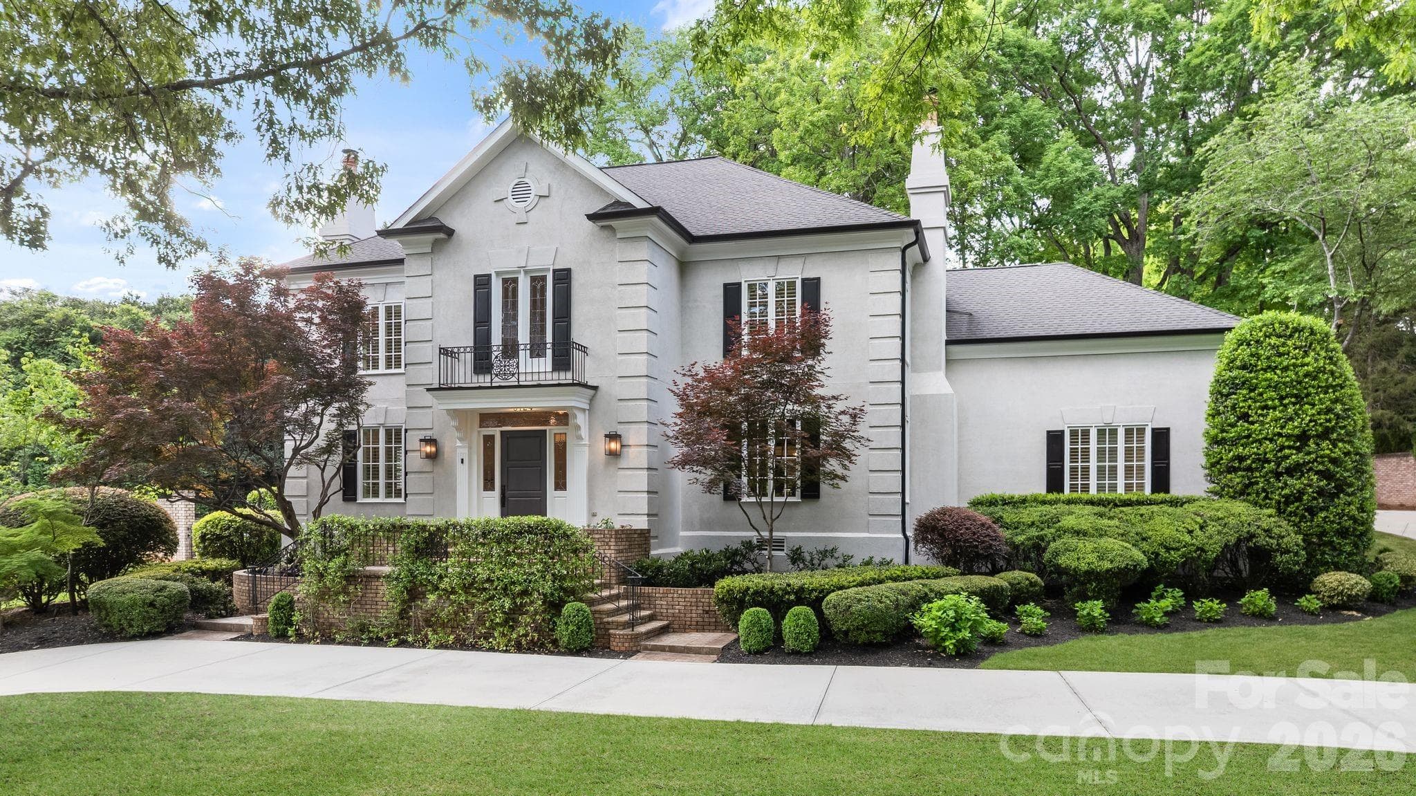 Daytime view of front exterior. - Quail Hollow, Charlotte