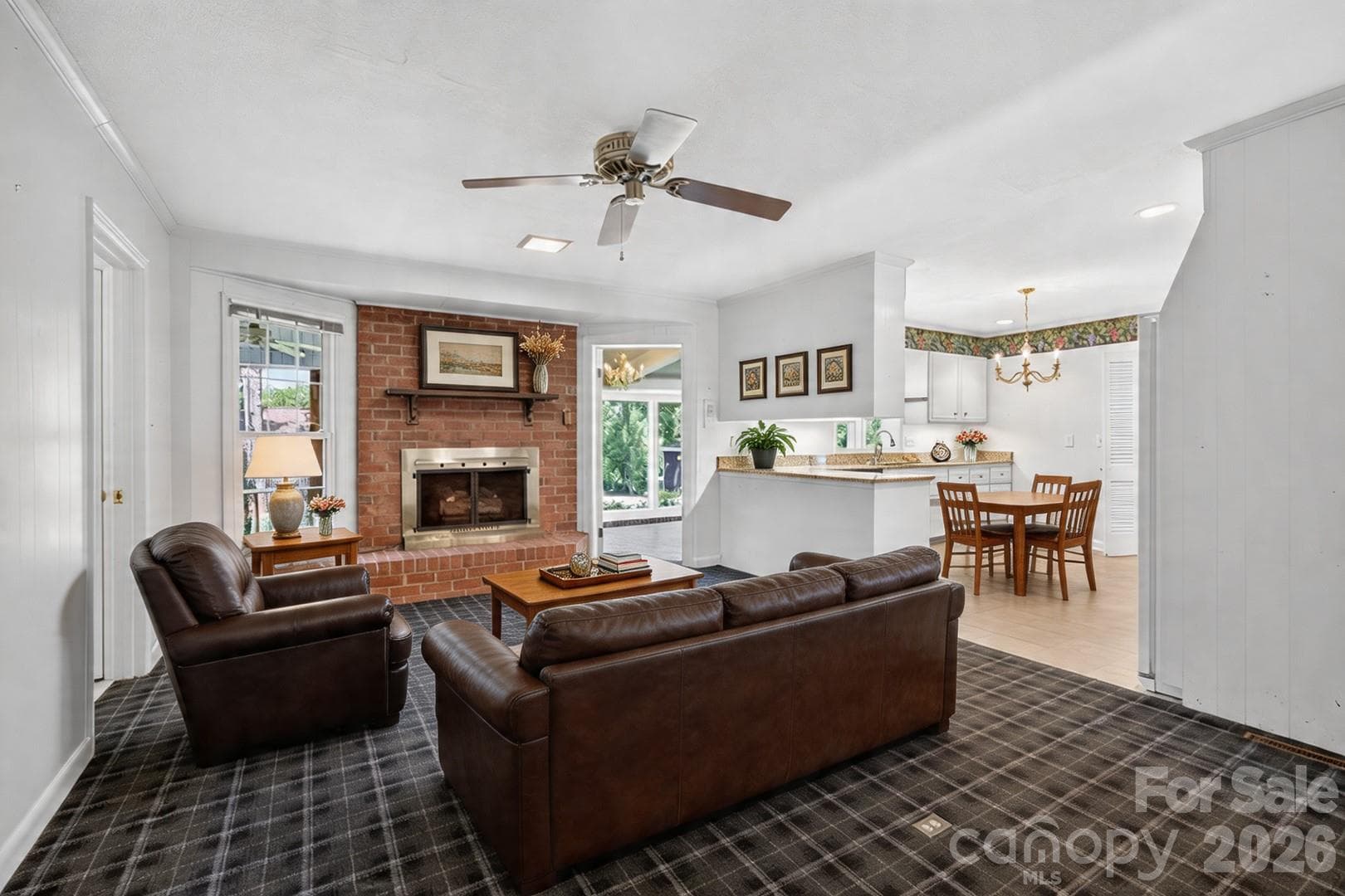 Family Room - hardwood floors under carpet - Salisbury