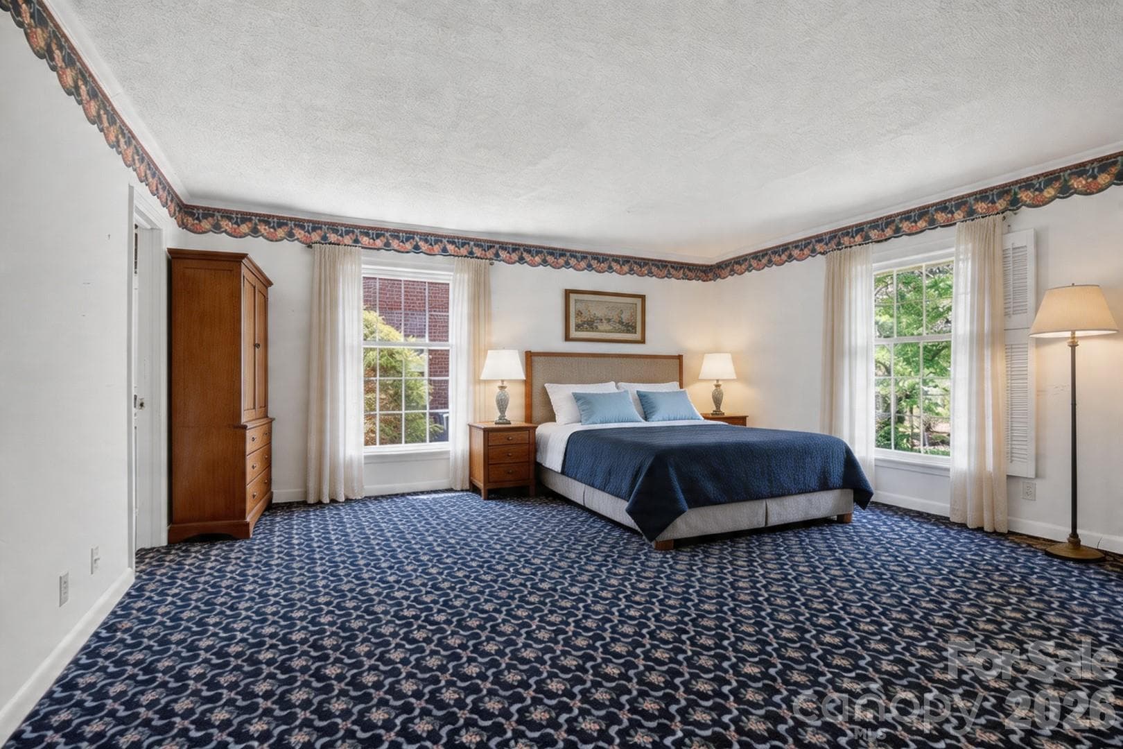Primary Bedroom - hardwood floors under carpet - Salisbury
