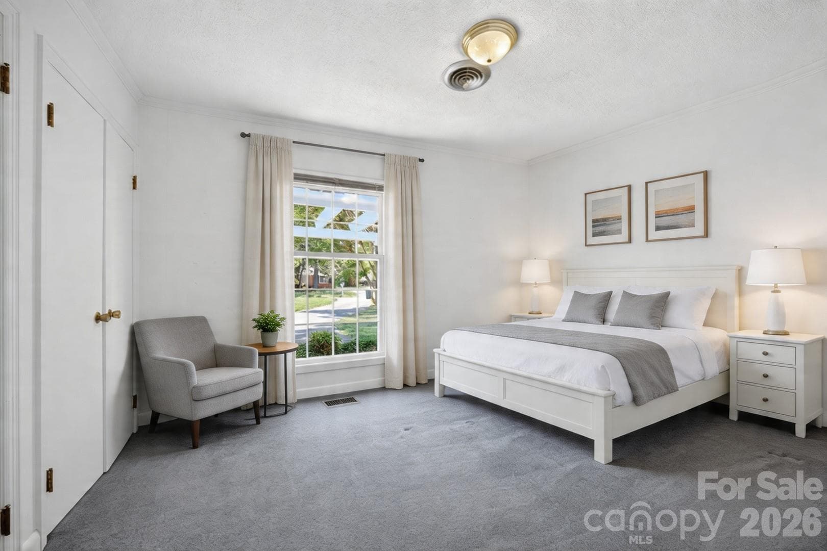 Bedroom virtually staged - Salisbury