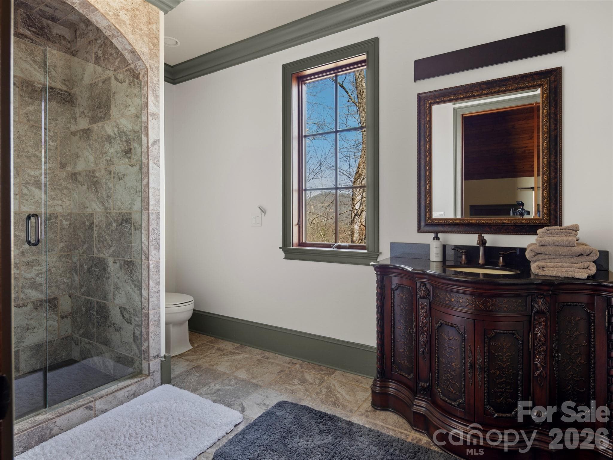 upstairs guest suite bathroom - 47 Ridge Pine Trail, Arden