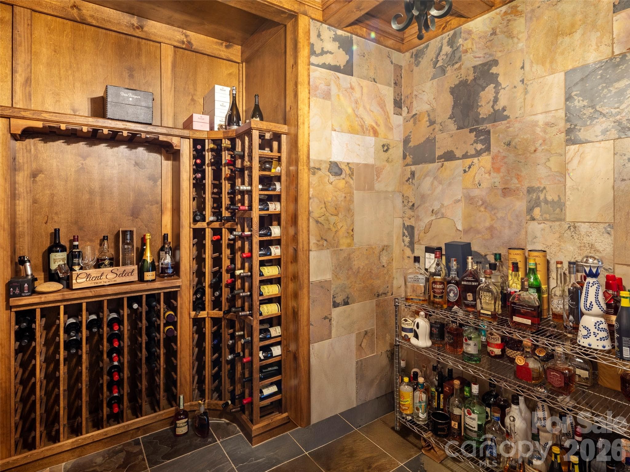 custom, spacious, walk in wine cellar - 47 Ridge Pine Trail, Arden