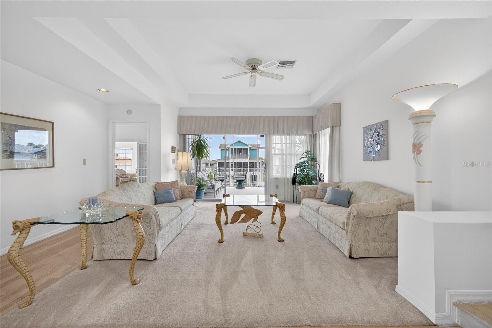 Main living room with water views - 4340 SEAGULL DR, NEW PORT RICHEY