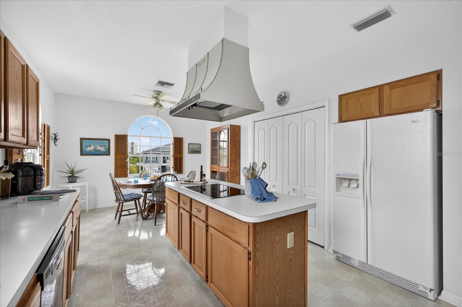 Kitchen with built in pantry - 4340 SEAGULL DR, NEW PORT RICHEY