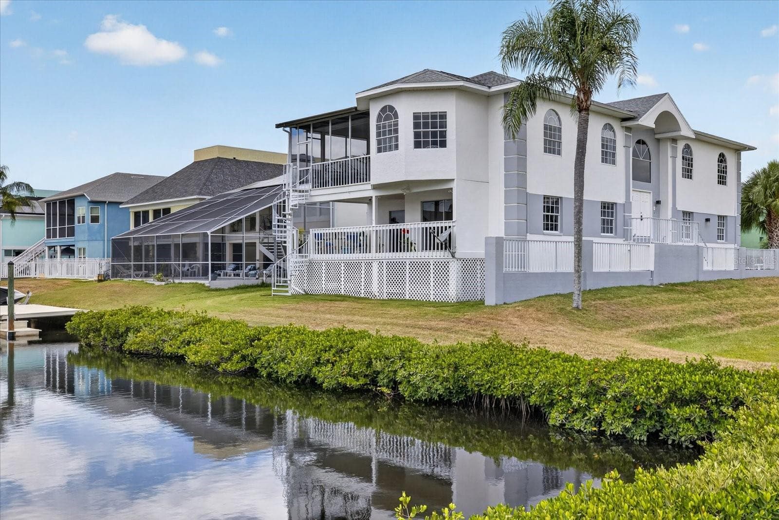 View from seawall of home - 4340 SEAGULL DR, NEW PORT RICHEY