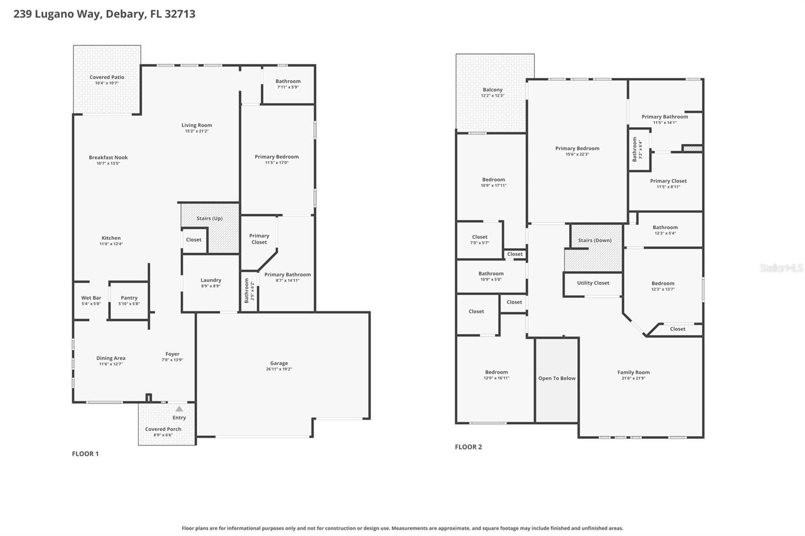 Single Family Residence at 239 LUGANO WAY, DEBARY, photo 50 of 52