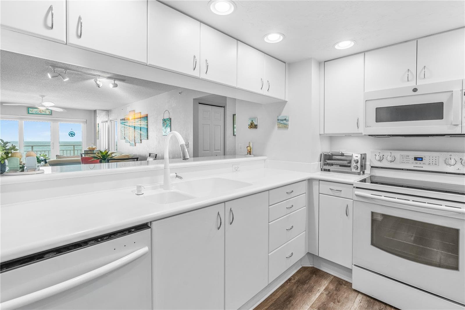Kitchen to Breakfast Bar View - 2967 S ATLANTIC AVE #903, DAYTONA BEACH SHORES
