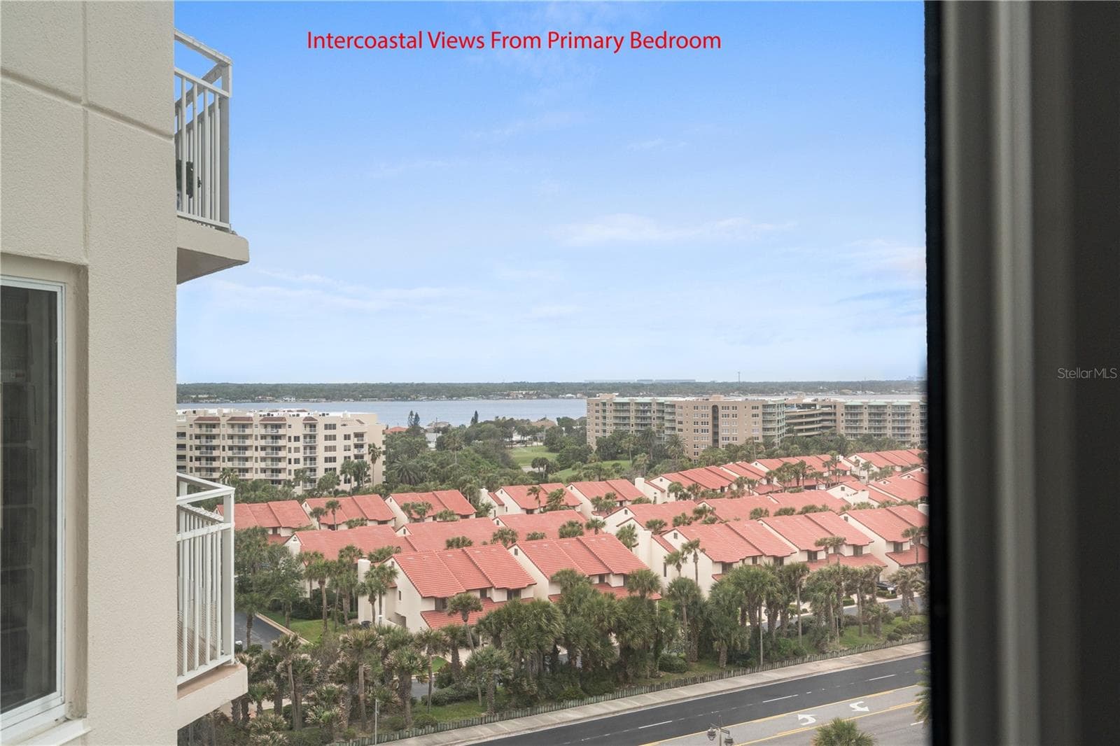 End of NE Balcony with River Views - 2967 S ATLANTIC AVE #903, DAYTONA BEACH SHORES