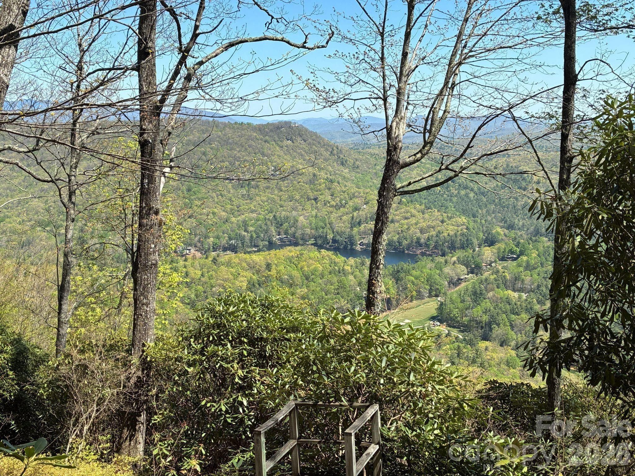 Long-range view of WNC mountains - Lake Toxaway