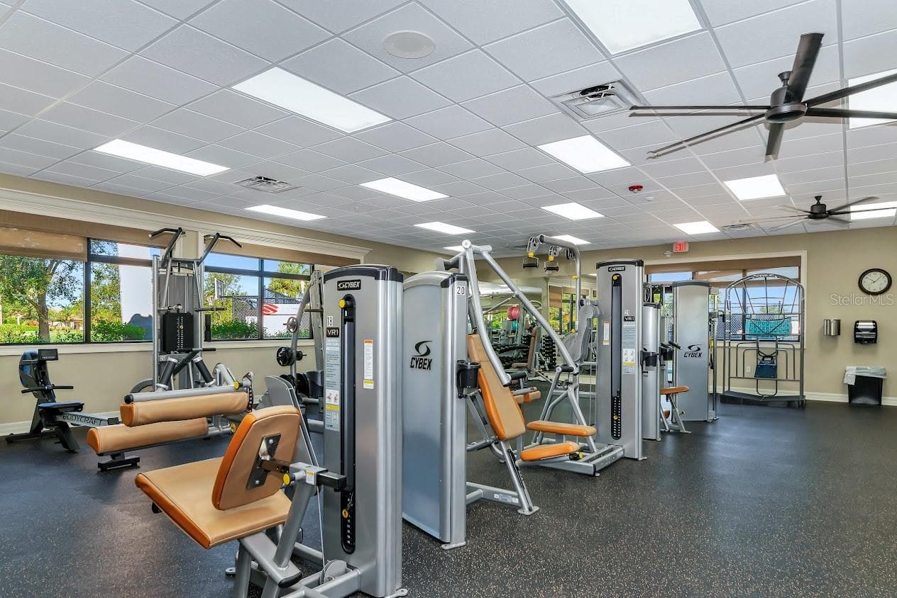 One of two fitness centers - 157 WANDERING WETLANDS CIR, BRADENTON