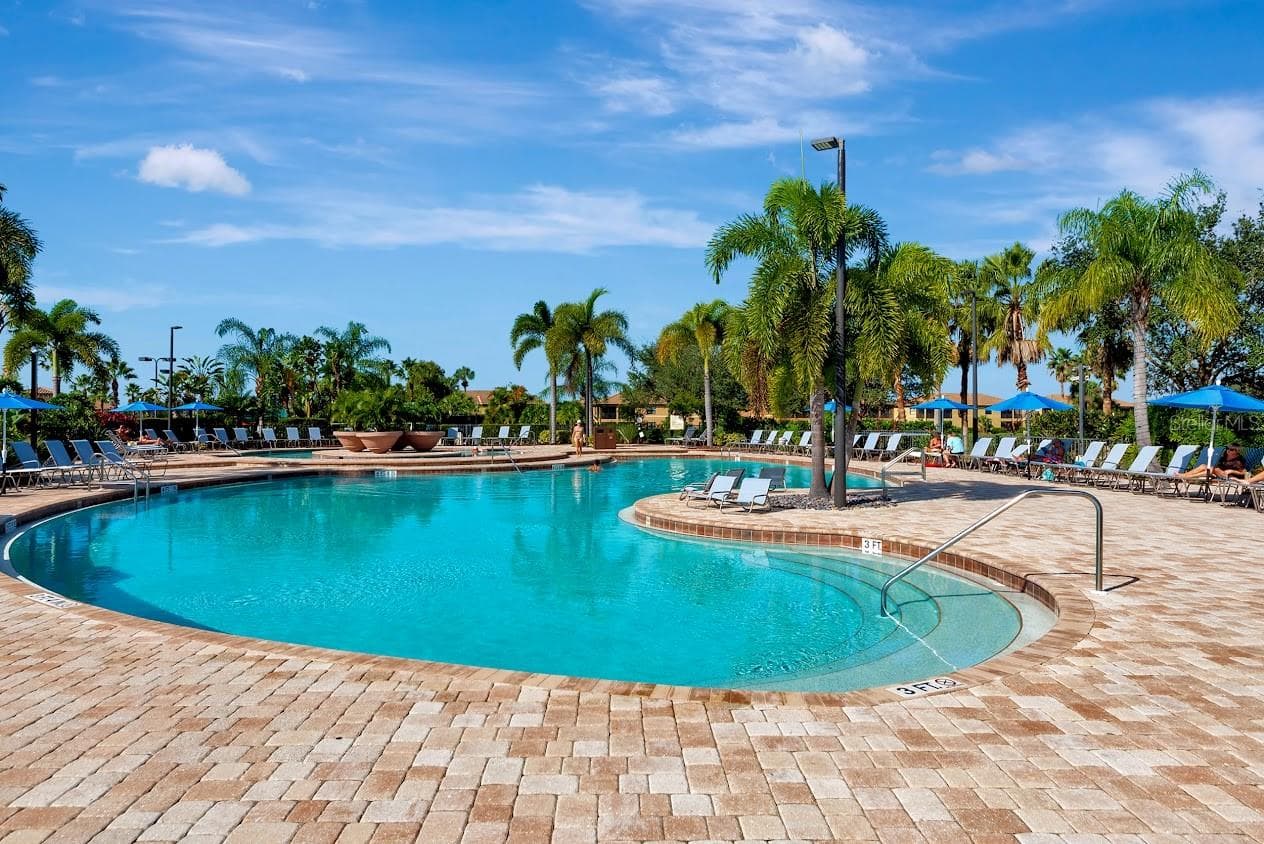 Main Clubhouse Pool - 157 WANDERING WETLANDS CIR, BRADENTON