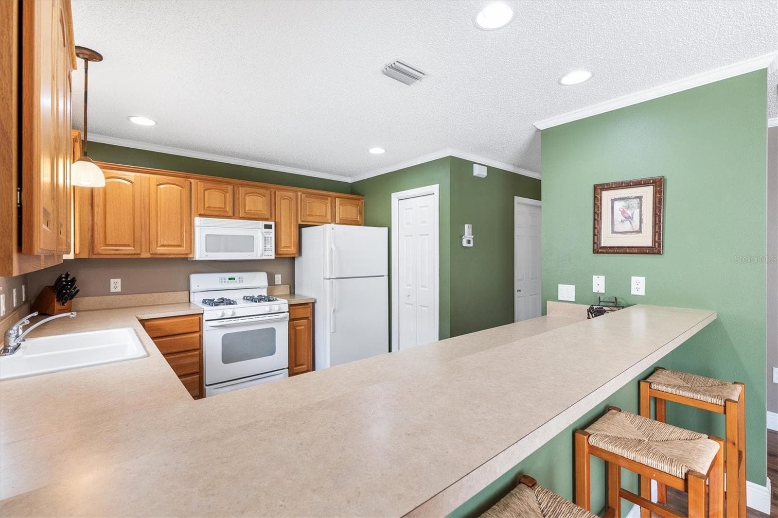 KITCHEN WITH PANTRY CLOSET - 979 SMYRNA ST, THE VILLAGES
