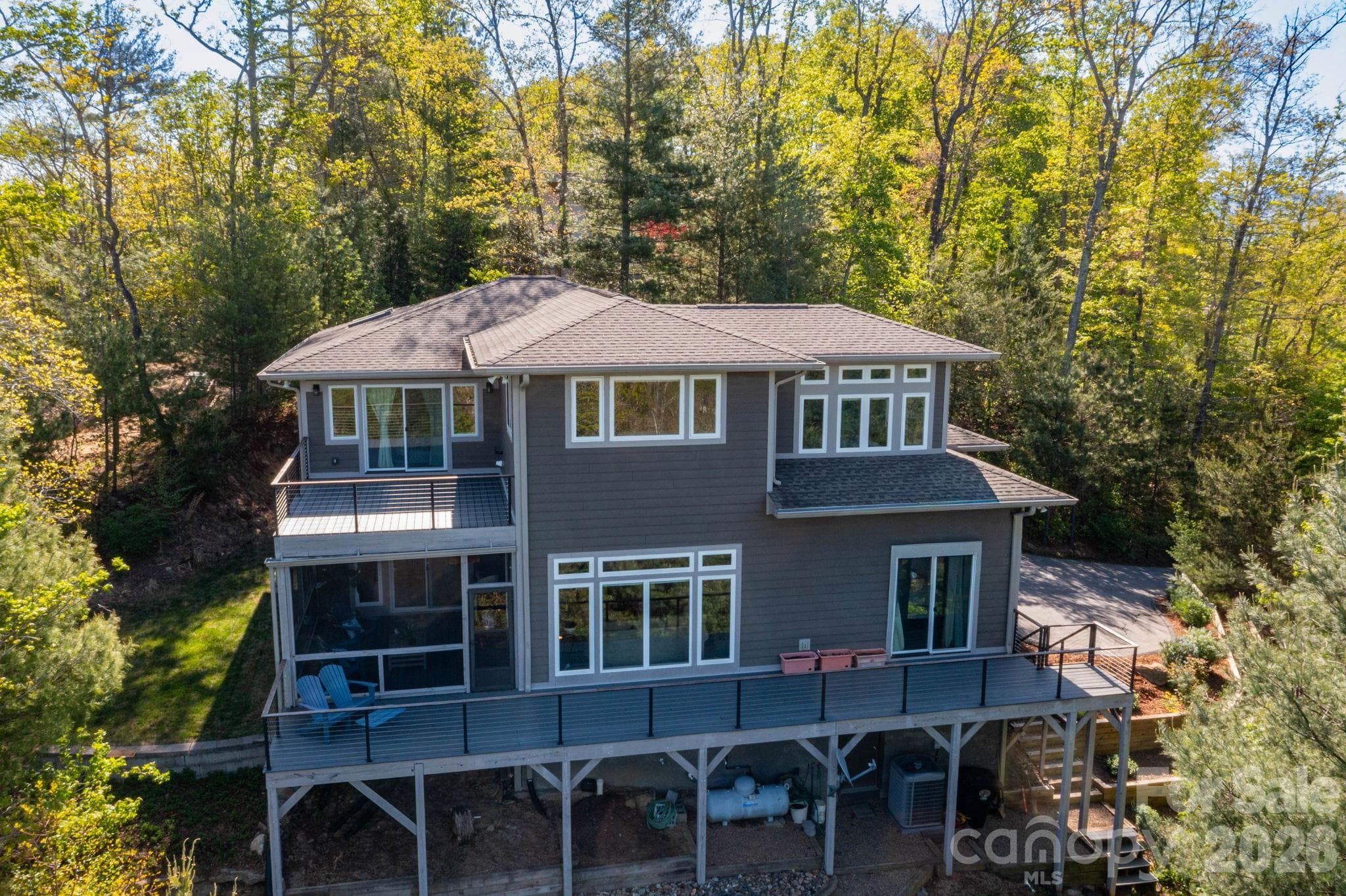 Side of Home - Decks with Views! - Fletcher