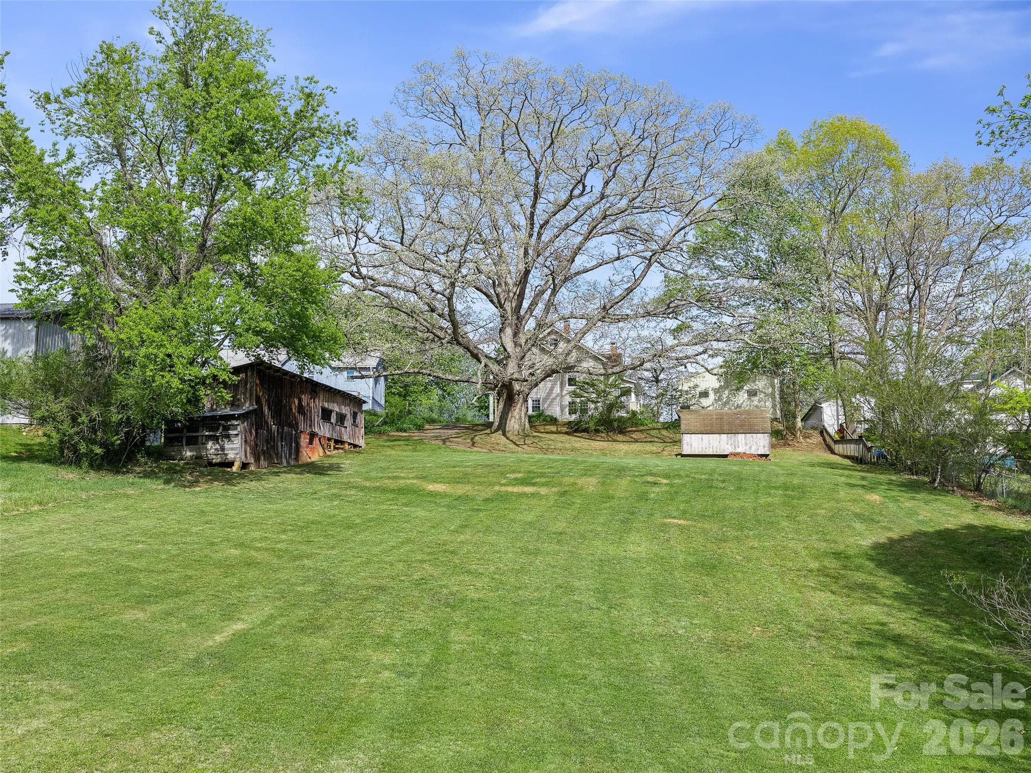Barn & Shed in Back Yard - Burnsville