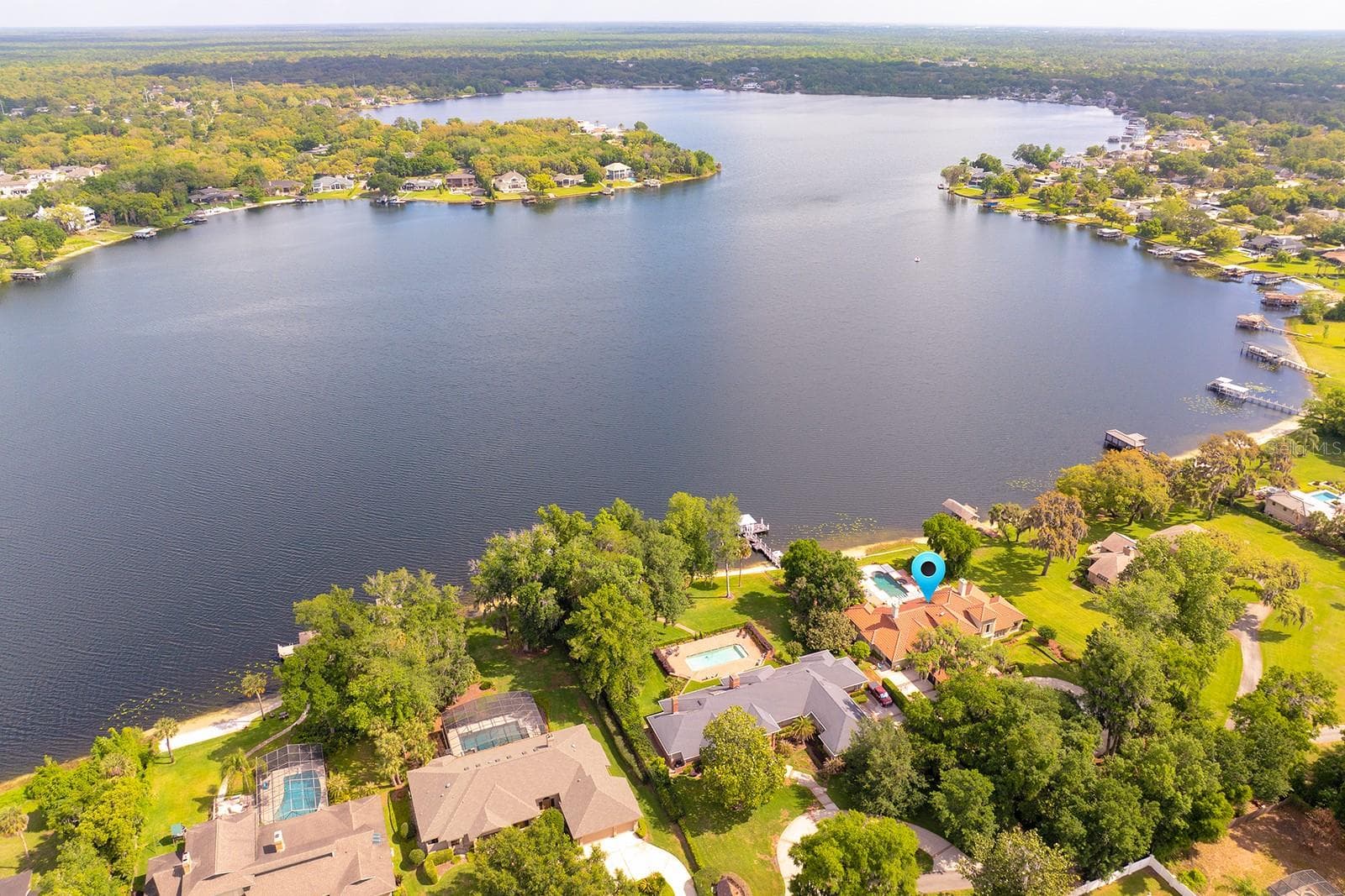 CRUISNG THE WATERWAYS of the MAJESTIC SPRING FED LAKE BRANTLEY await you. - 1351 N CLASSIC CT, LONGWOOD