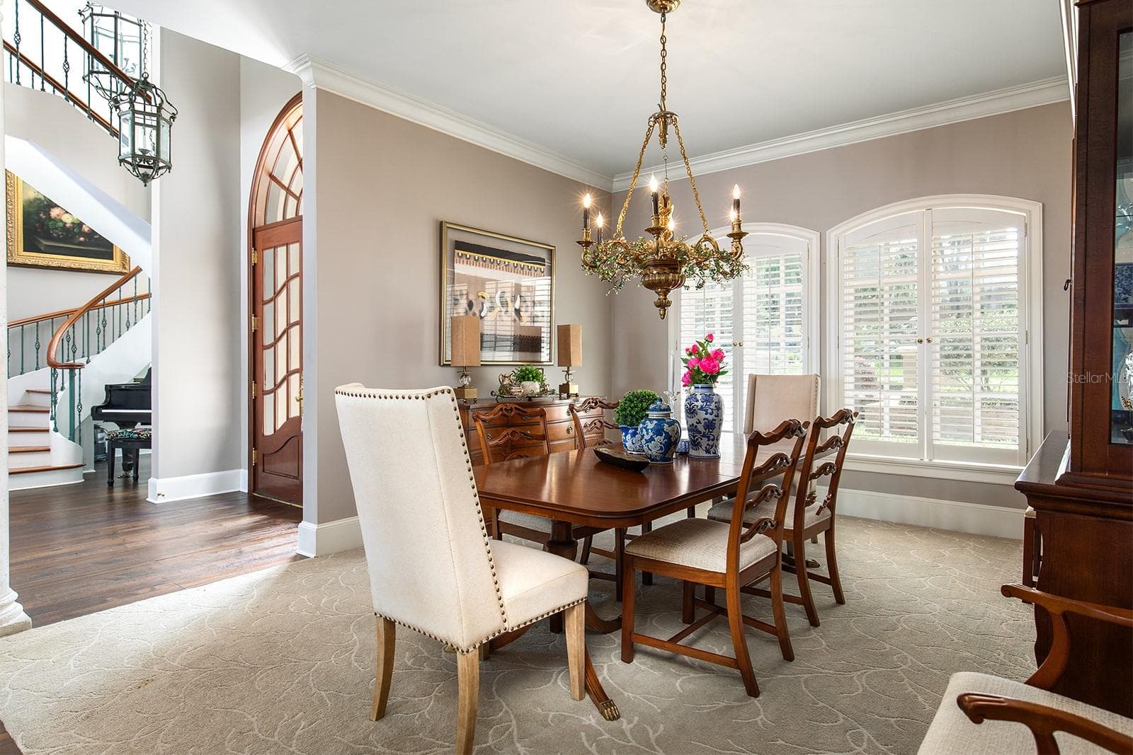 Elegant formal dining and plenty of space for larger gatherings. - 1351 N CLASSIC CT, LONGWOOD