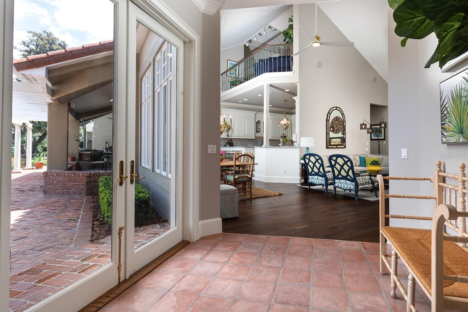 Additional foyer off the main living area and right outside one of the bedrooms and bath suites. - 1351 N CLASSIC CT, LONGWOOD