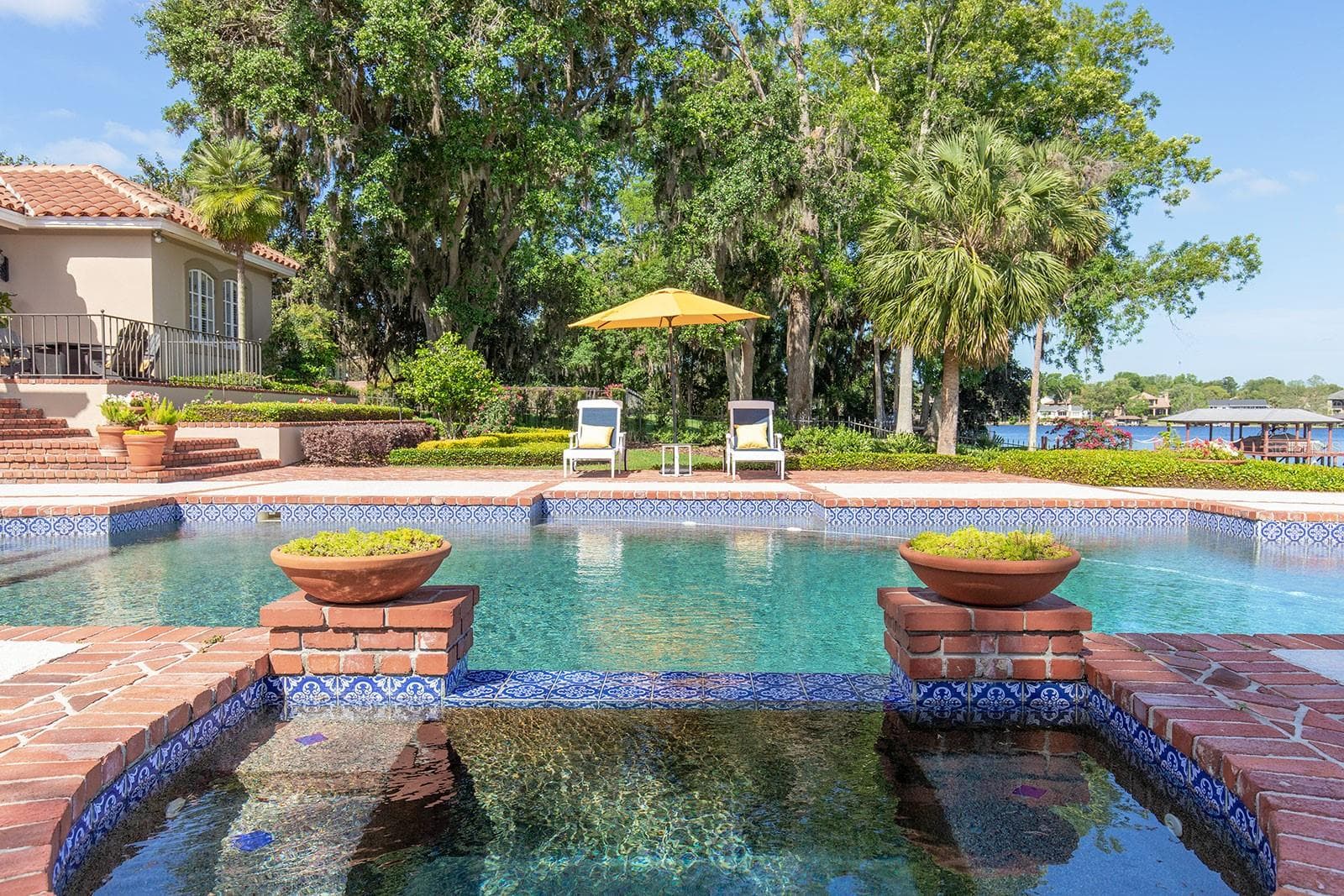 Relax in your spa and soak in this exquisite property and grounds. - 1351 N CLASSIC CT, LONGWOOD