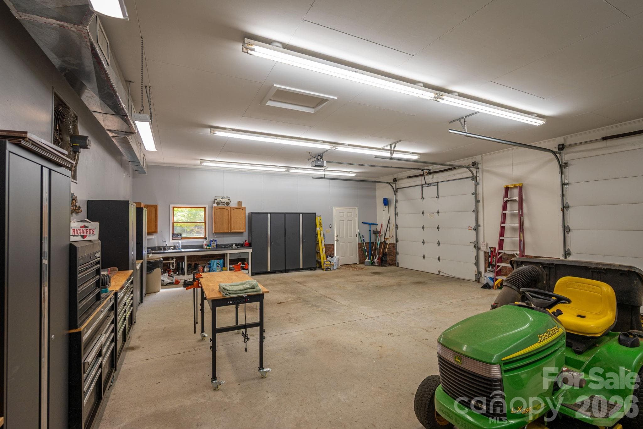 Detached Garage Interior - 110 Elizabeth Court, Mount Holly