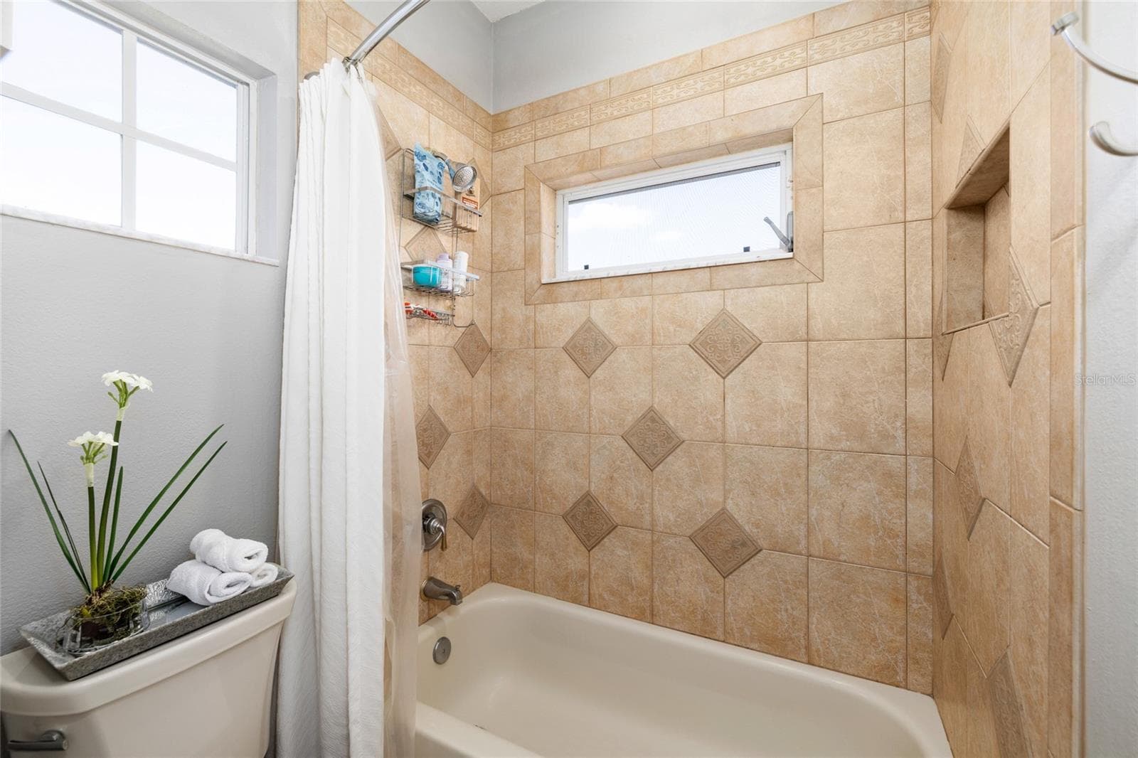 Upstairs Hall Bath - 9642 GRETNA GREEN DR, TAMPA