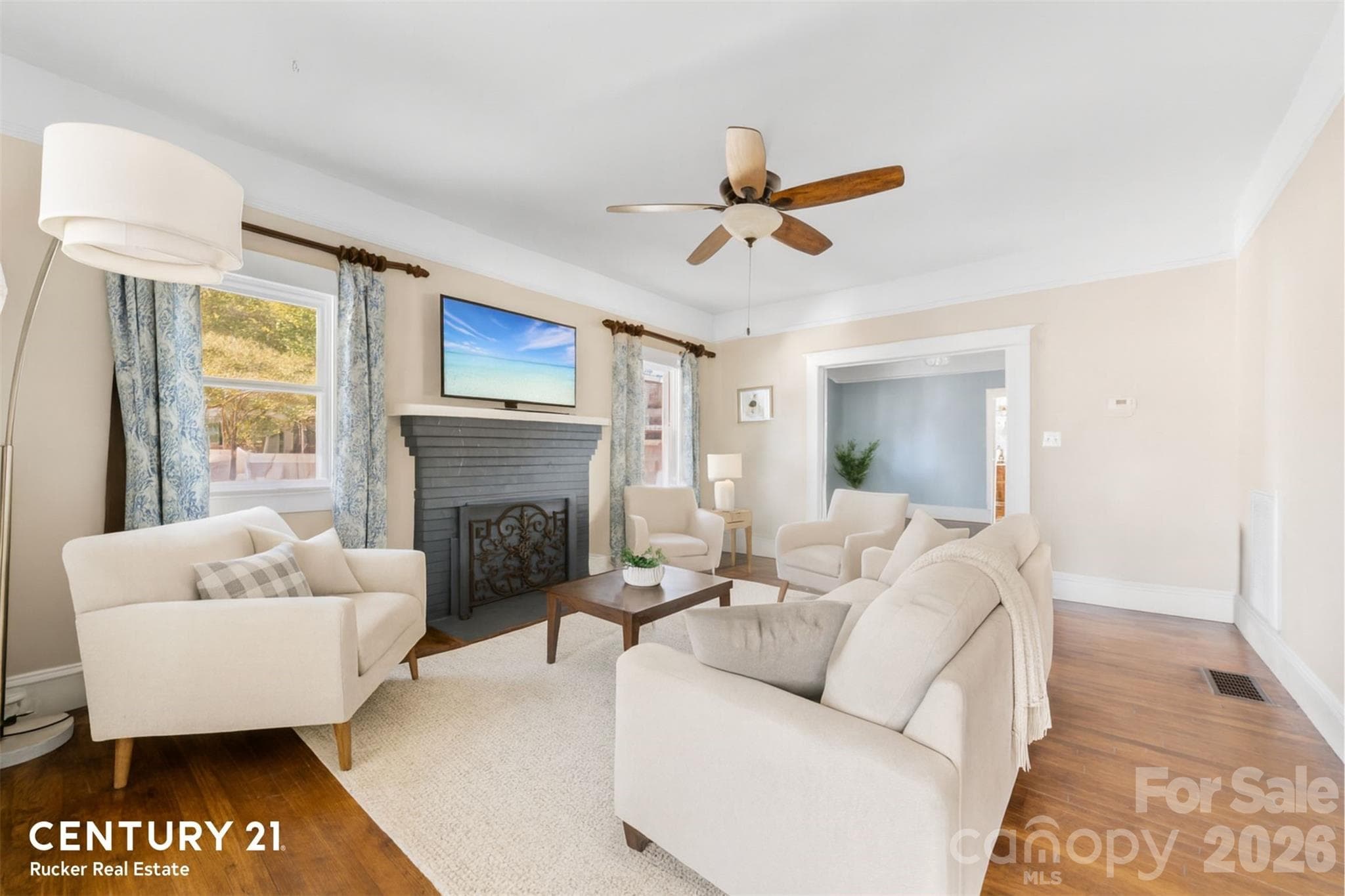 Living Room - Virtually Staged - Kannapolis