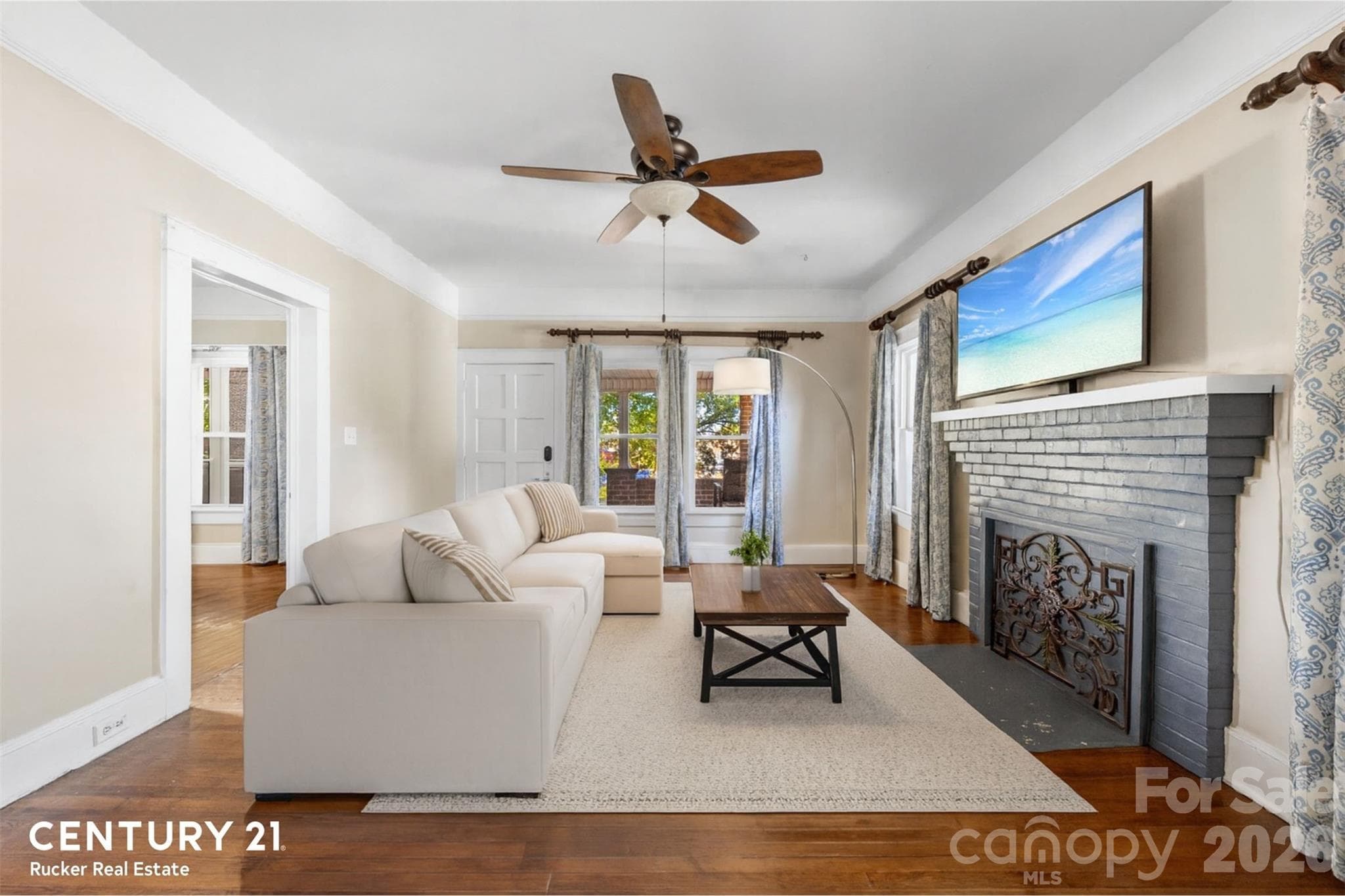 Living Room - Virtually Staged - Kannapolis