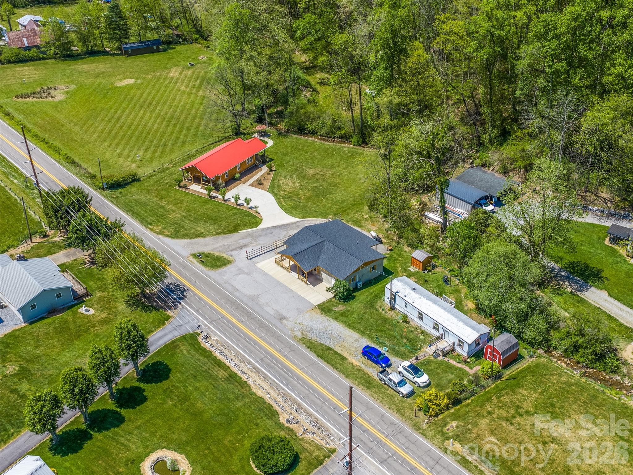 Aerial - 5881 US 23 Highway, Mars Hill
