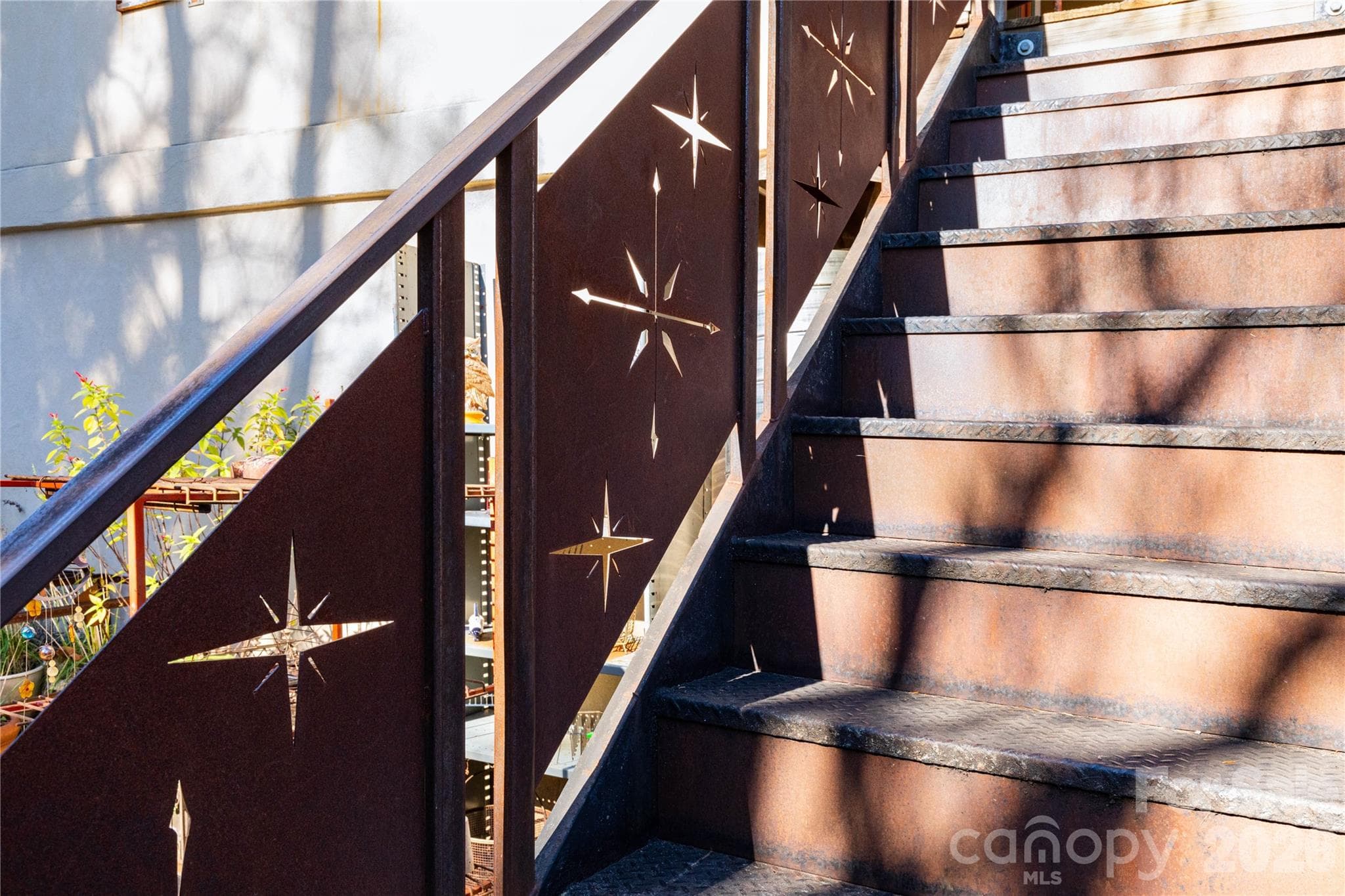 Custom stairs - 297 Hillside Street, Asheville