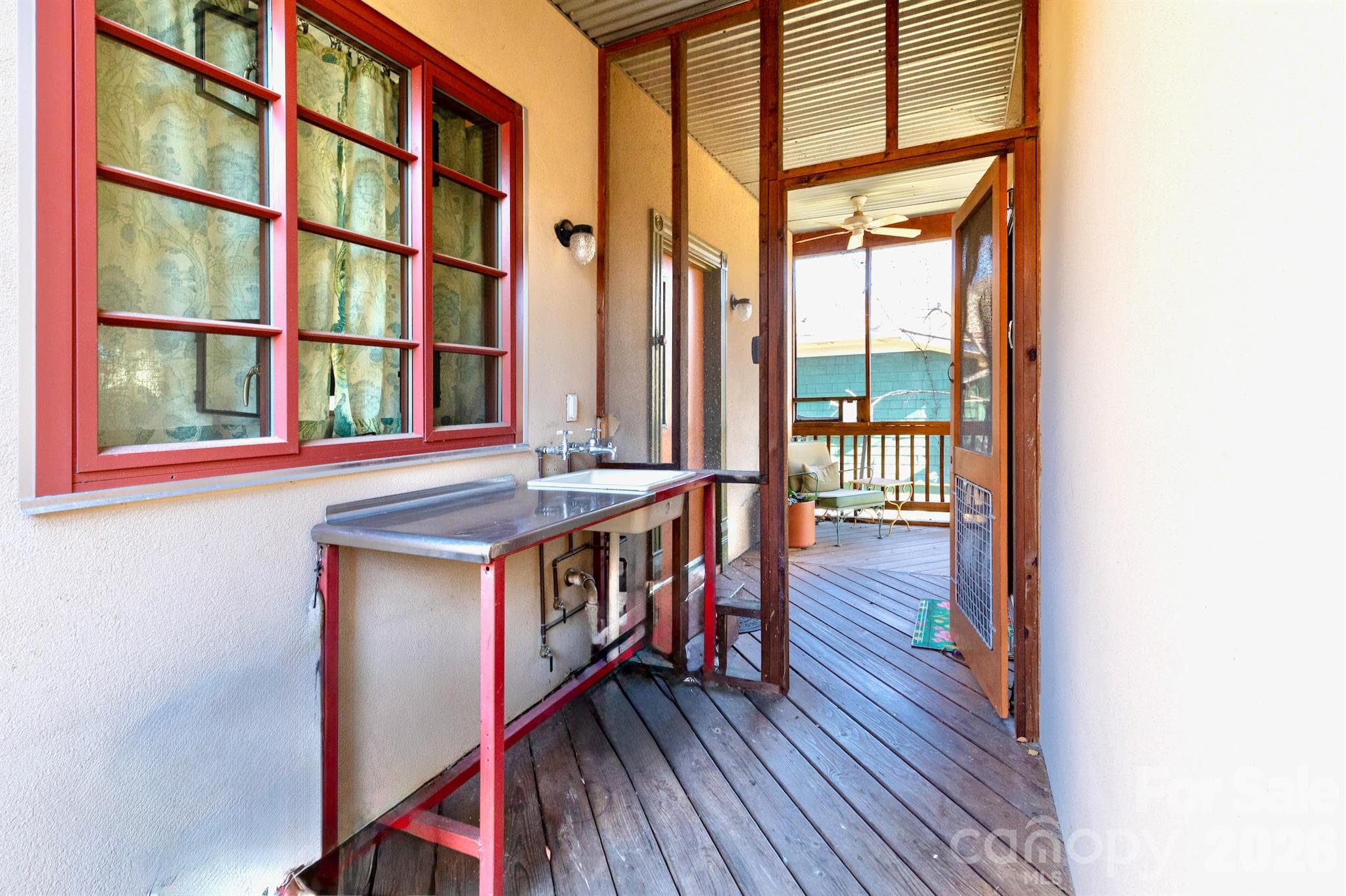 2nd floor covered passageway - 297 Hillside Street, Asheville