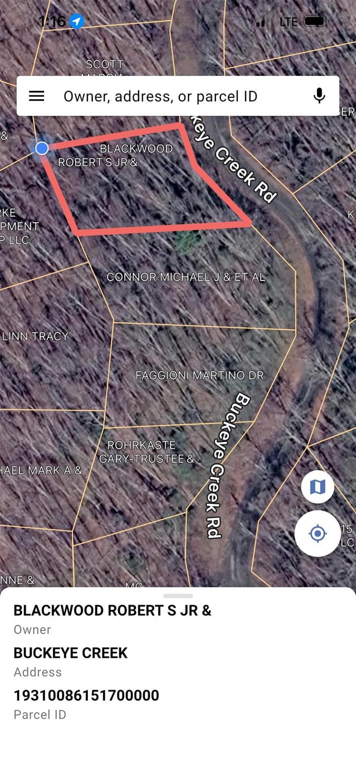 Back Right Property Pin - See Next Pic - Lot# 34 Buckeye Creek Road, Beech Mountain
