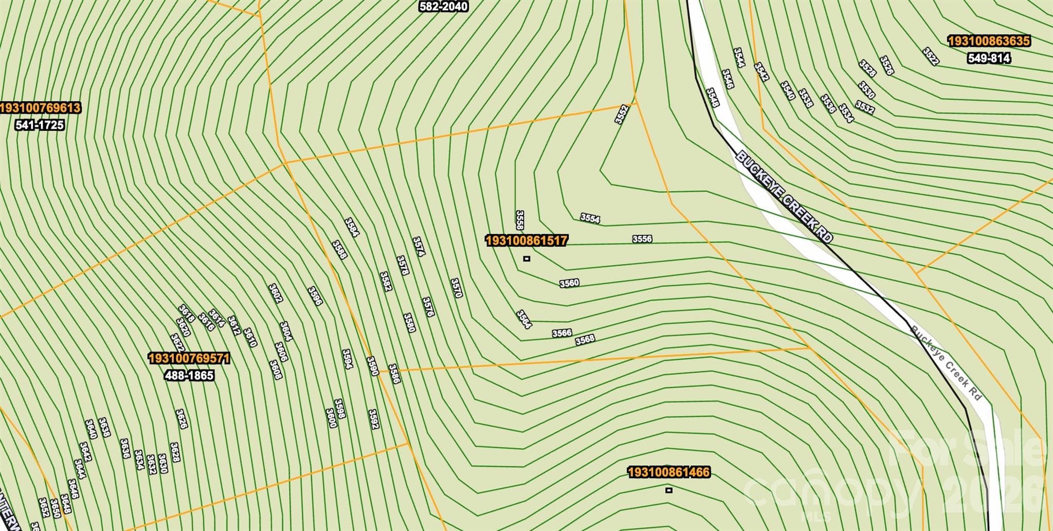 Topo Map - Lot# 34 Buckeye Creek Road, Beech Mountain