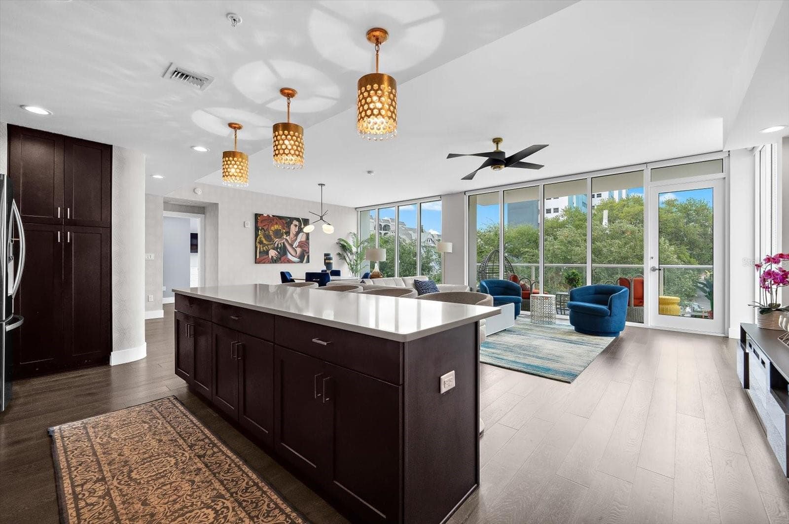 Kitchen and Living Room - 176 4TH AVE NE #201, ST PETERSBURG