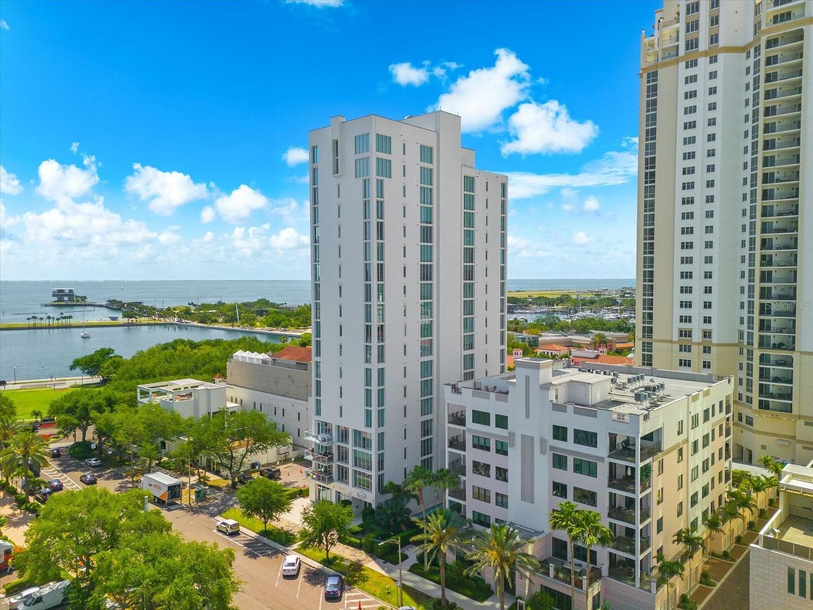 Aerial Water and Building Views - 176 4TH AVE NE #201, ST PETERSBURG