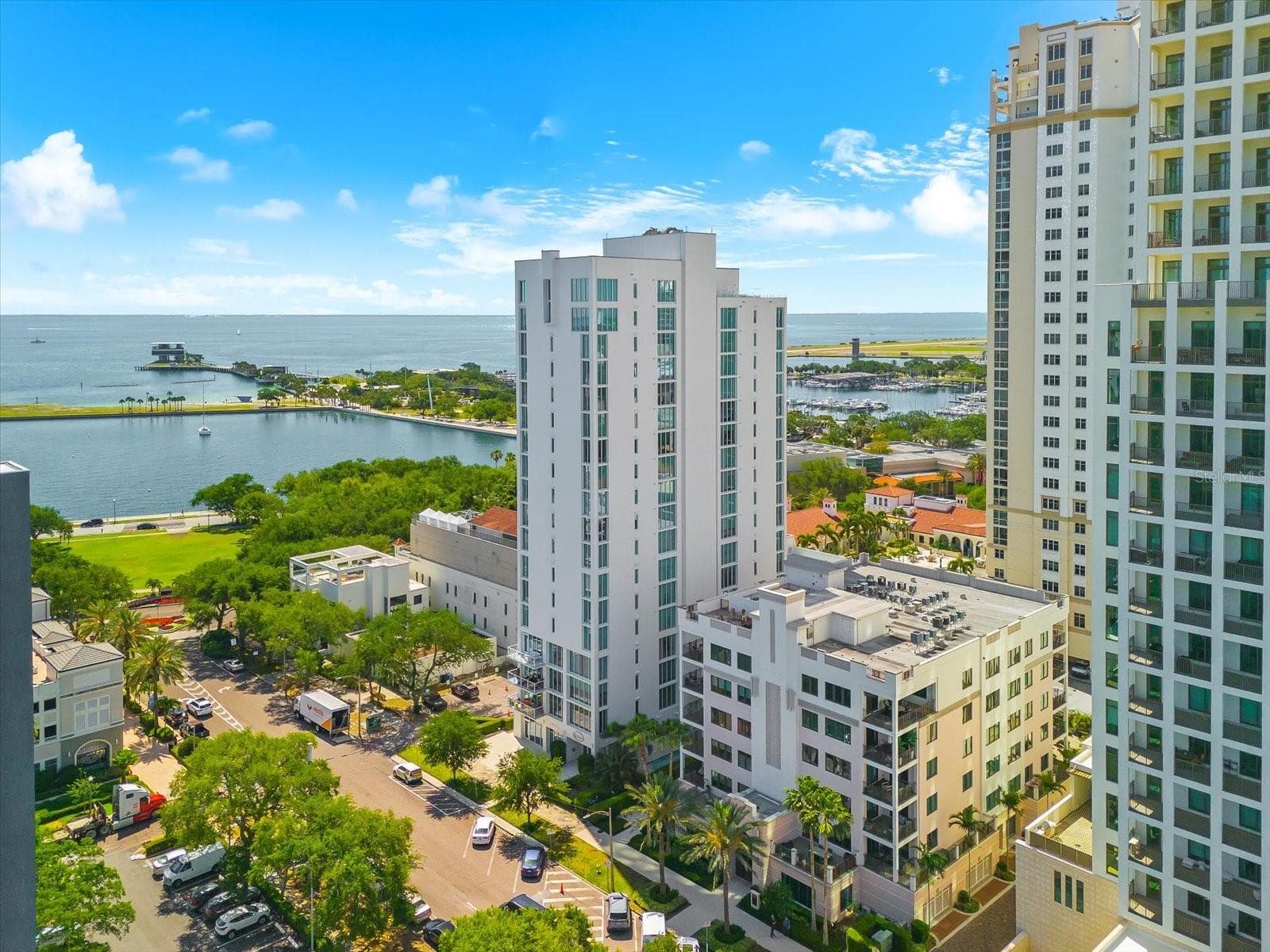Aerial Water and Building Views - 176 4TH AVE NE #201, ST PETERSBURG
