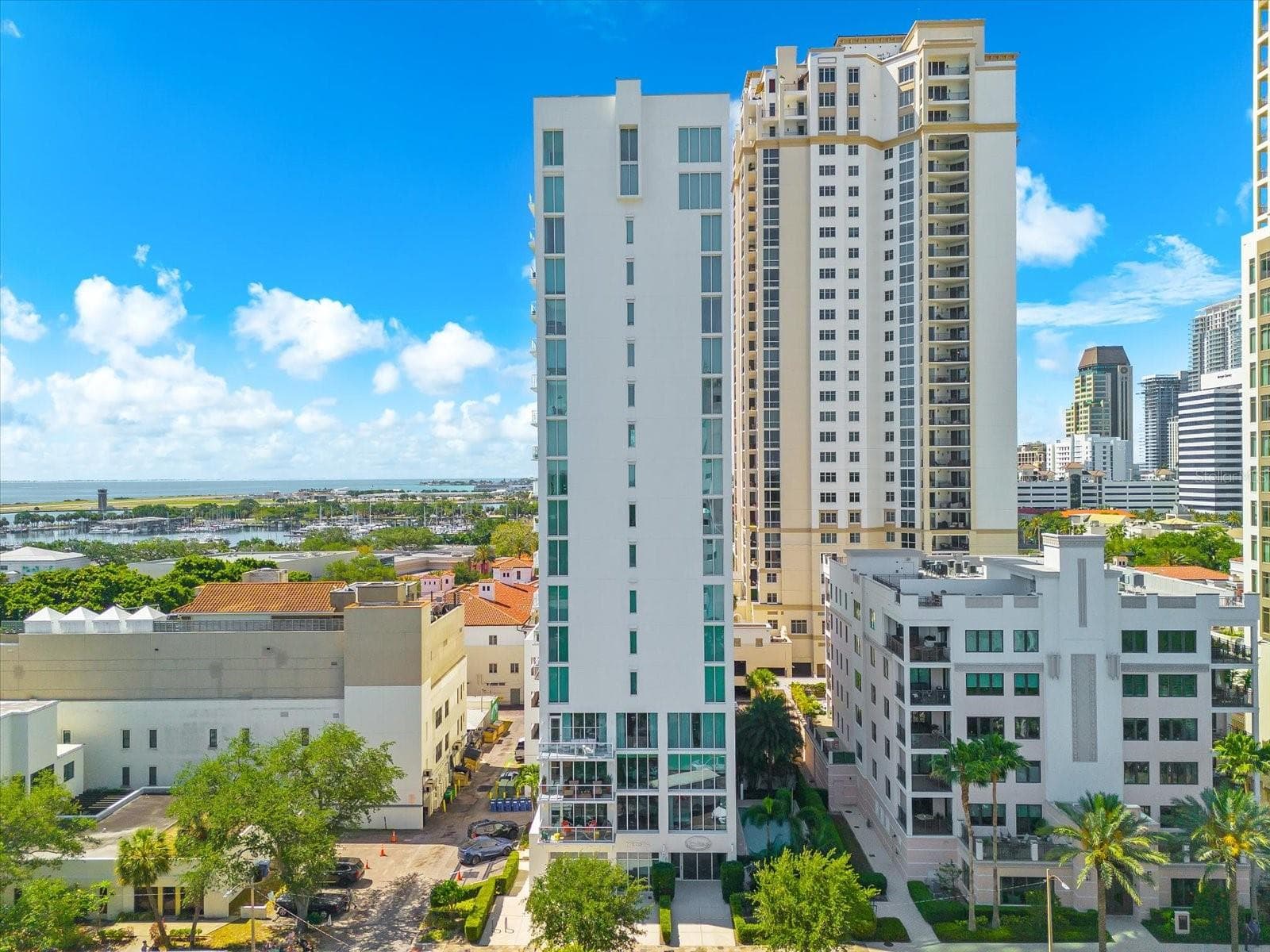 Aerial Water and Building Views - 176 4TH AVE NE #201, ST PETERSBURG