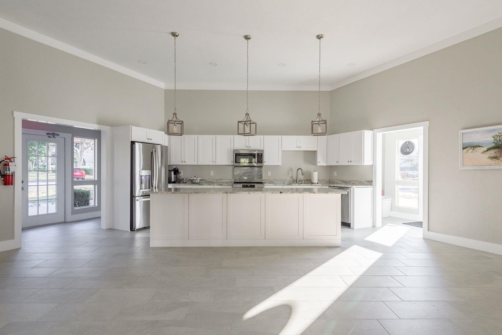 Clubhouse Kitchen with Multi purpose room - 302 MARINER DR #302, TARPON SPRINGS